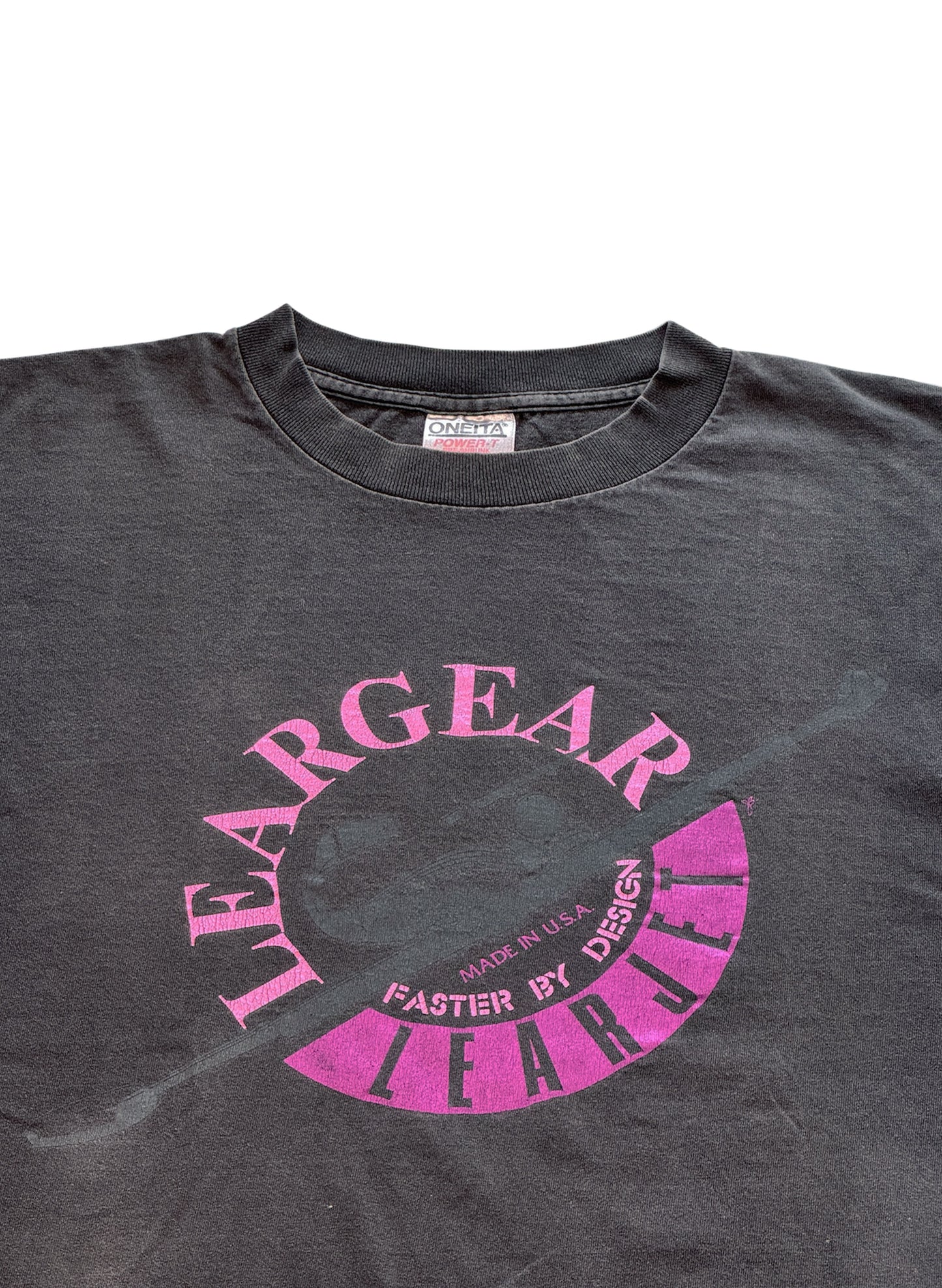 (SUP-405) 80s LEARGER LEARJET TEE - MADE IN U.S.A. (XL)