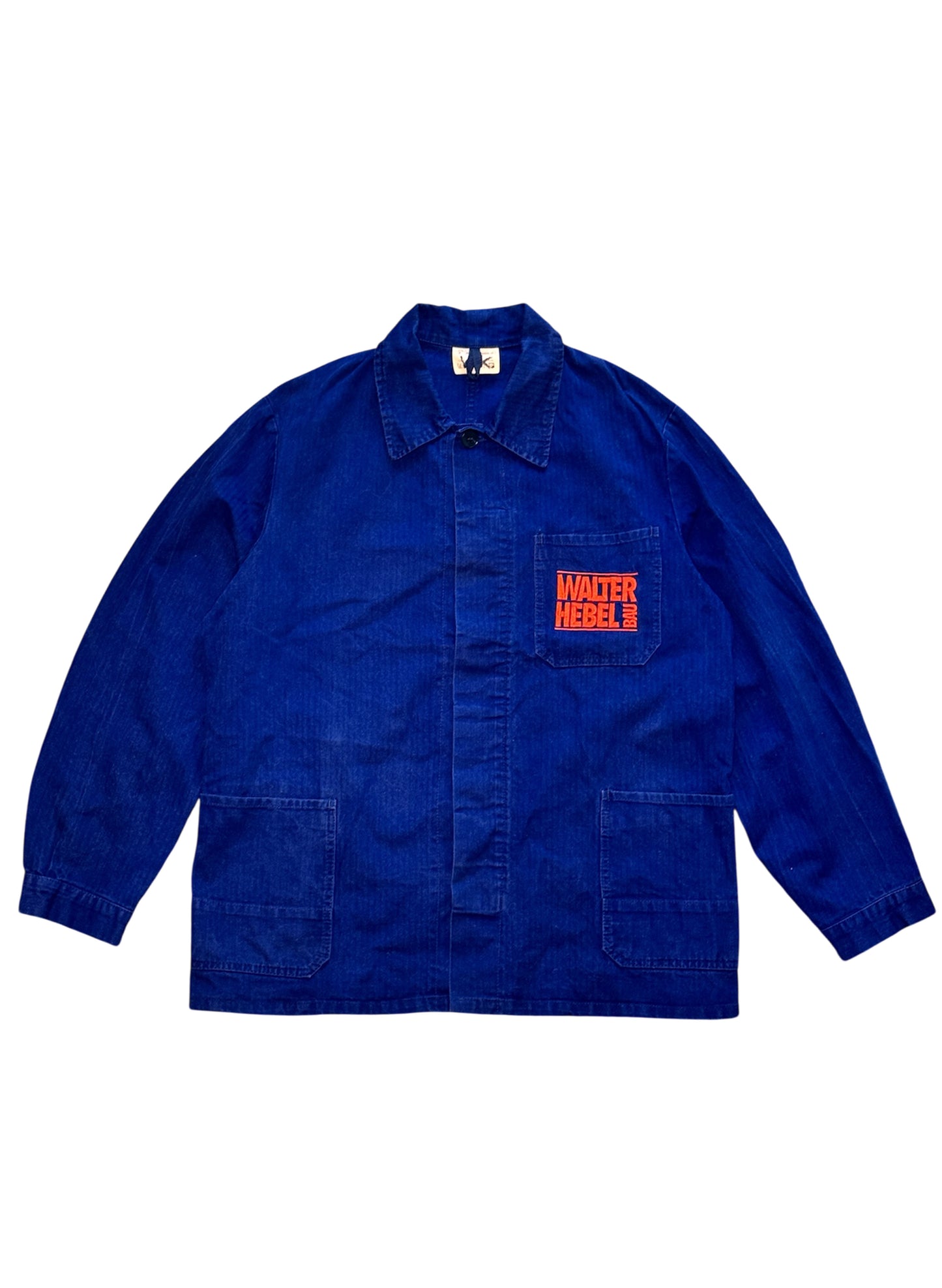 (SUP-411) HERRINGBONE EURO WORK JACKET - BLUE (50・Lサイズ相当)