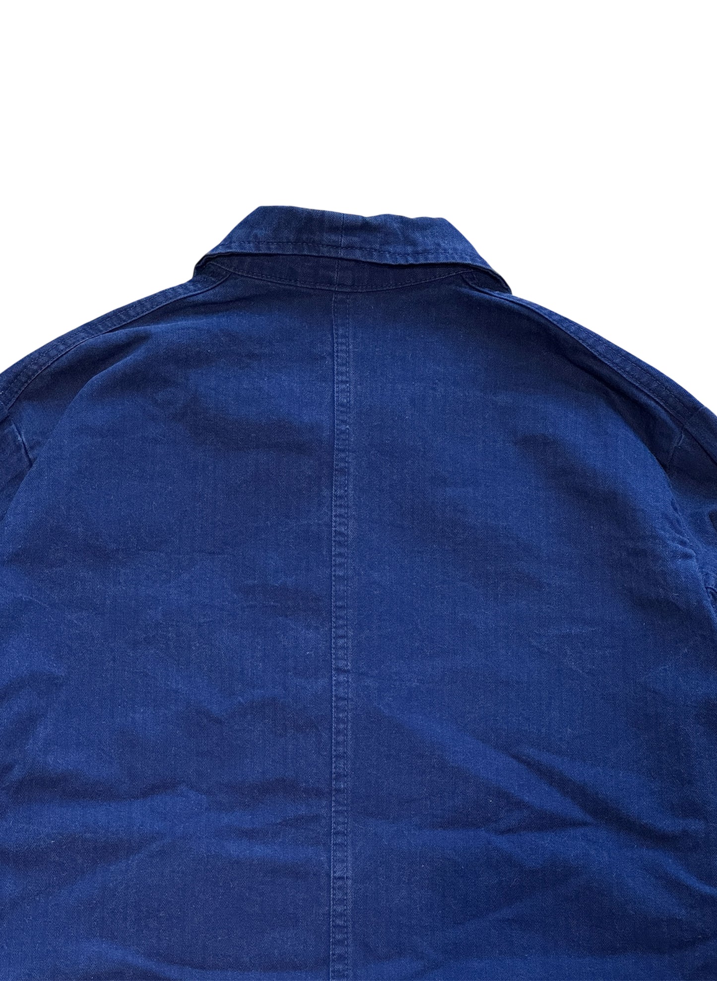 (SUP-411) HERRINGBONE EURO WORK JACKET - BLUE (50・Lサイズ相当)