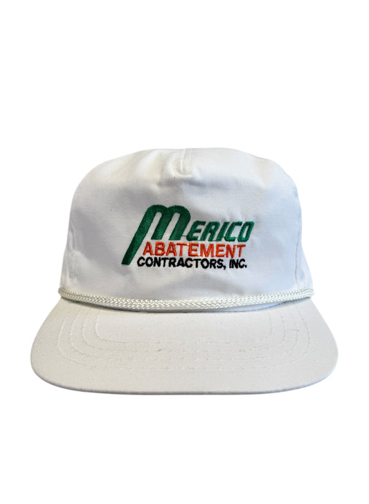 (SUP-331) MERICO ABATEMENT CONTRACTORS INC SNAP BACK CAP - WHITE