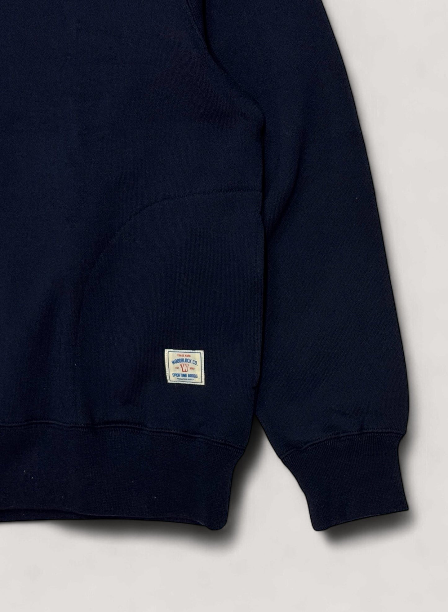 WOODBLOCK SWEAT TURTLE NECK NAVY (WB-25SS-003)