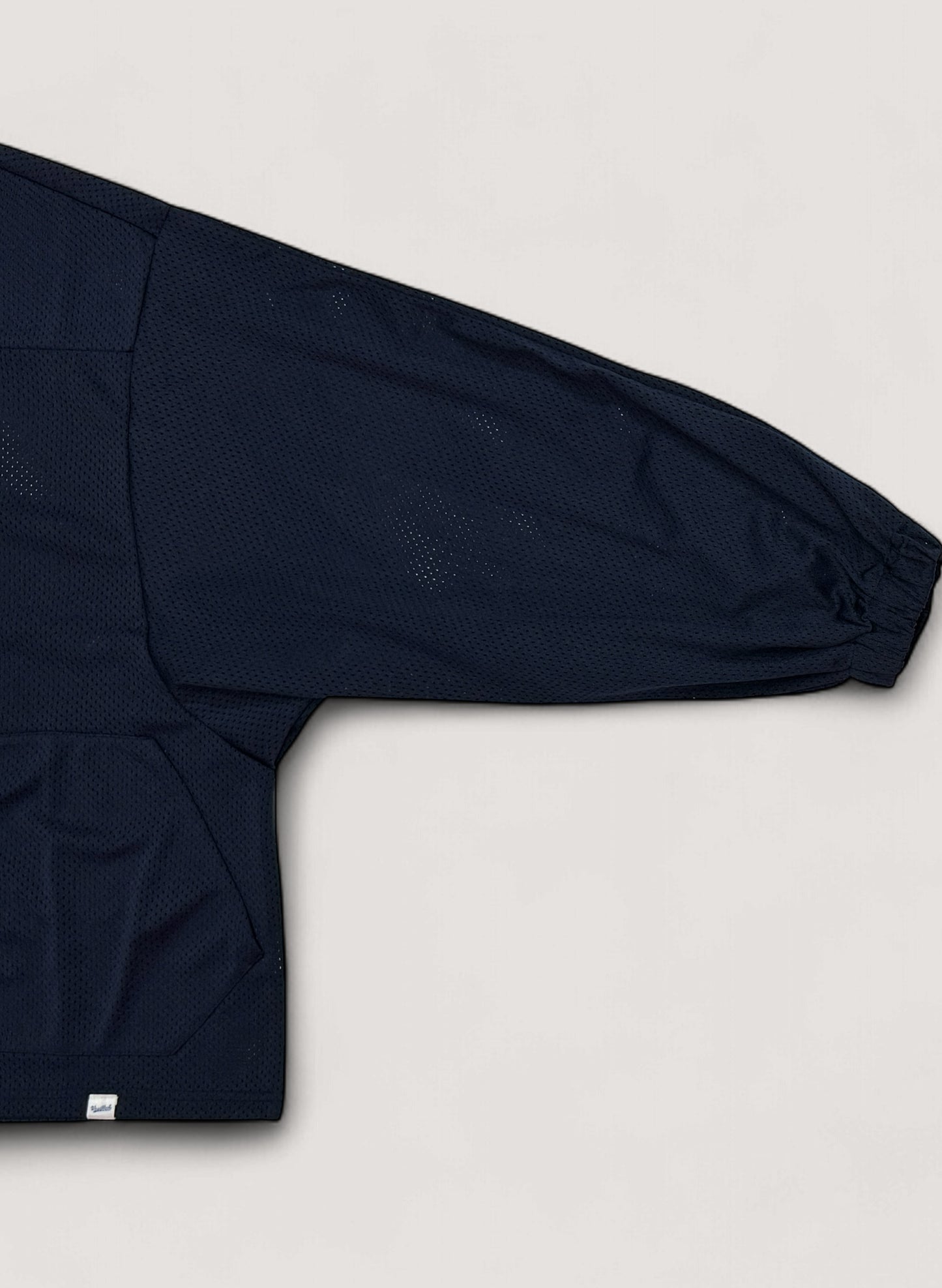 WOODBLOCK 42 MESH FOOTBALL LS SHIRT NAVY/WHITE (WB-25SS-004)