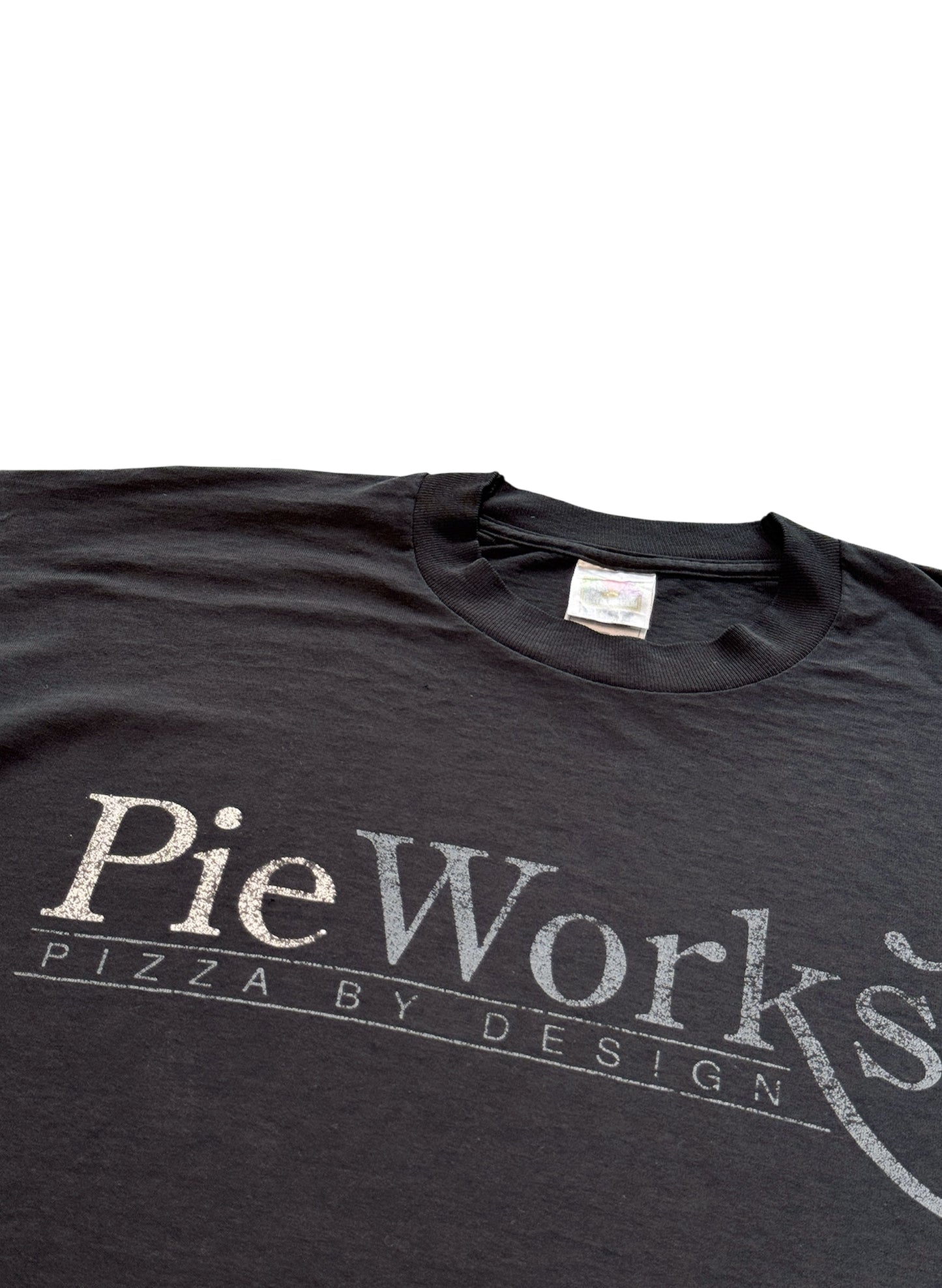 (SUP-404) 90s "Pie Works Pizza" TEE (L)