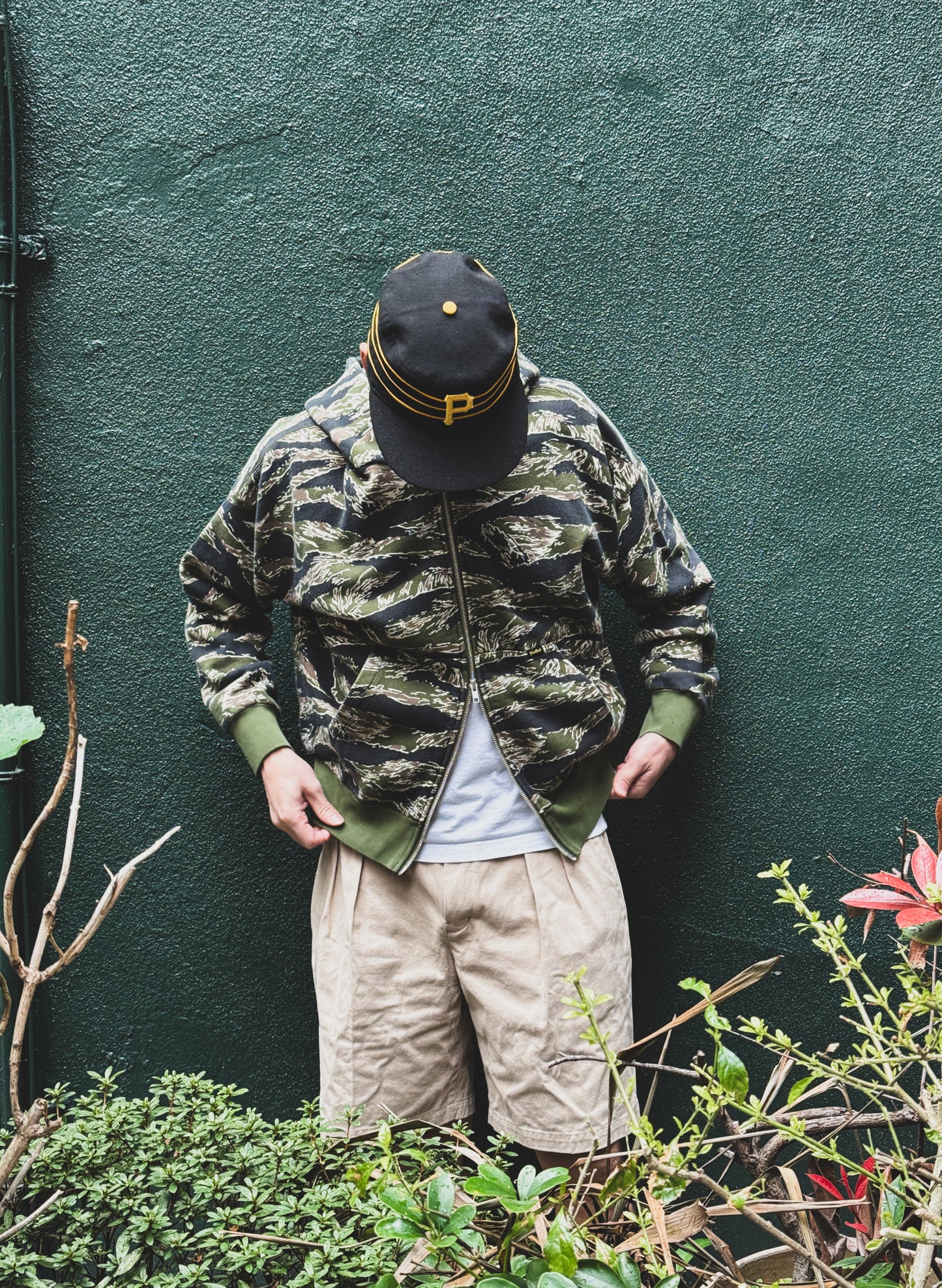 WOODBLOCK W-ZIP SWEAT HOODIE TIGER CAMO (WB-25SS-007)