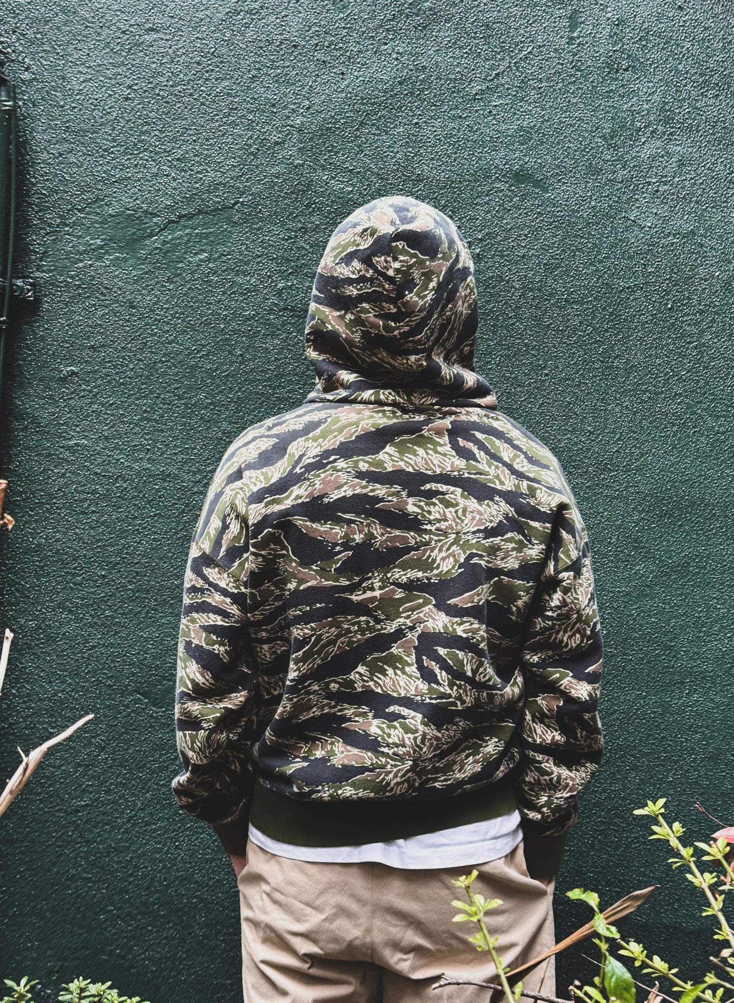 WOODBLOCK W-ZIP SWEAT HOODIE TIGER CAMO (WB-25SS-007)