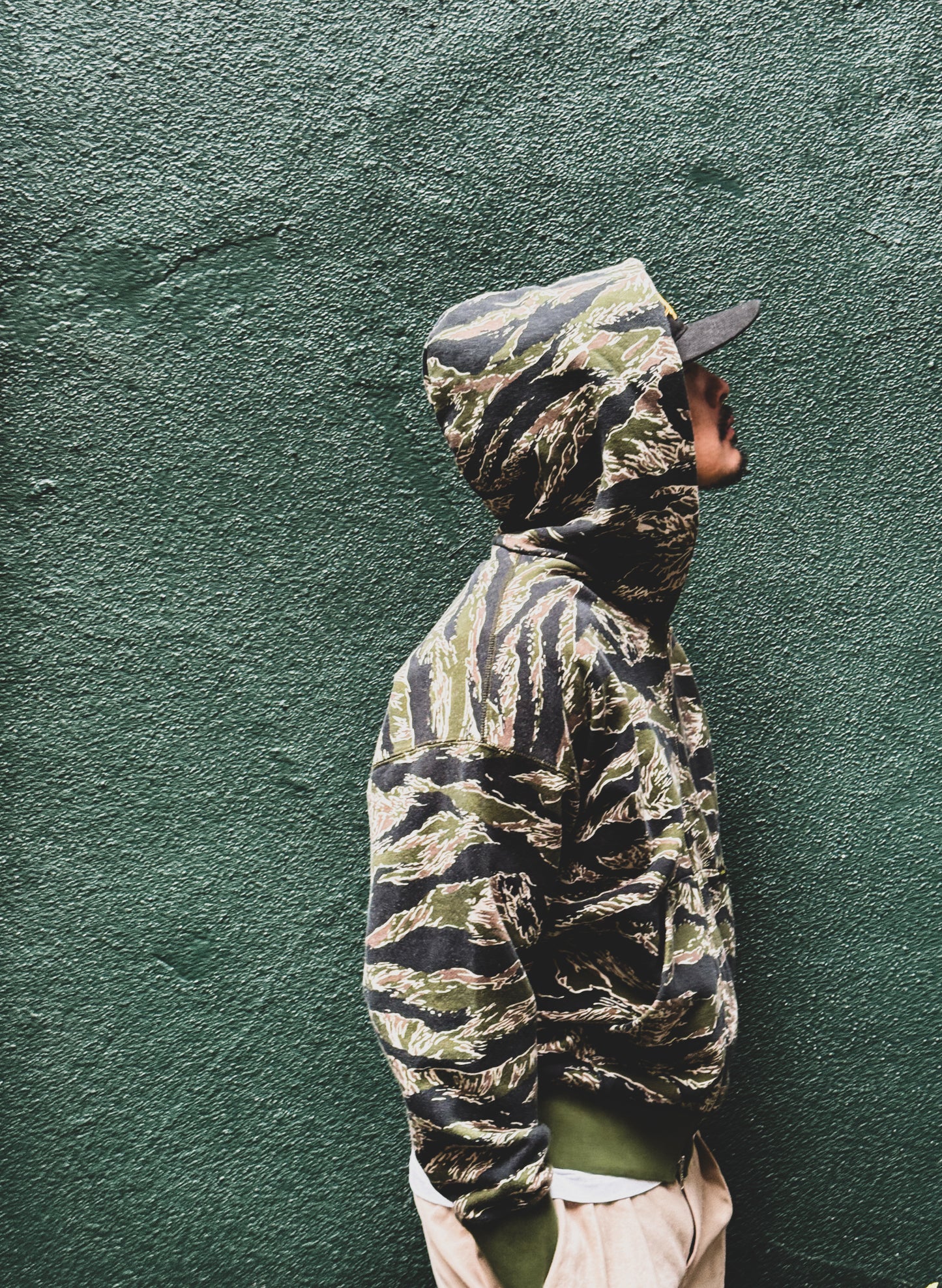 WOODBLOCK W-ZIP SWEAT HOODIE TIGER CAMO (WB-25SS-007)