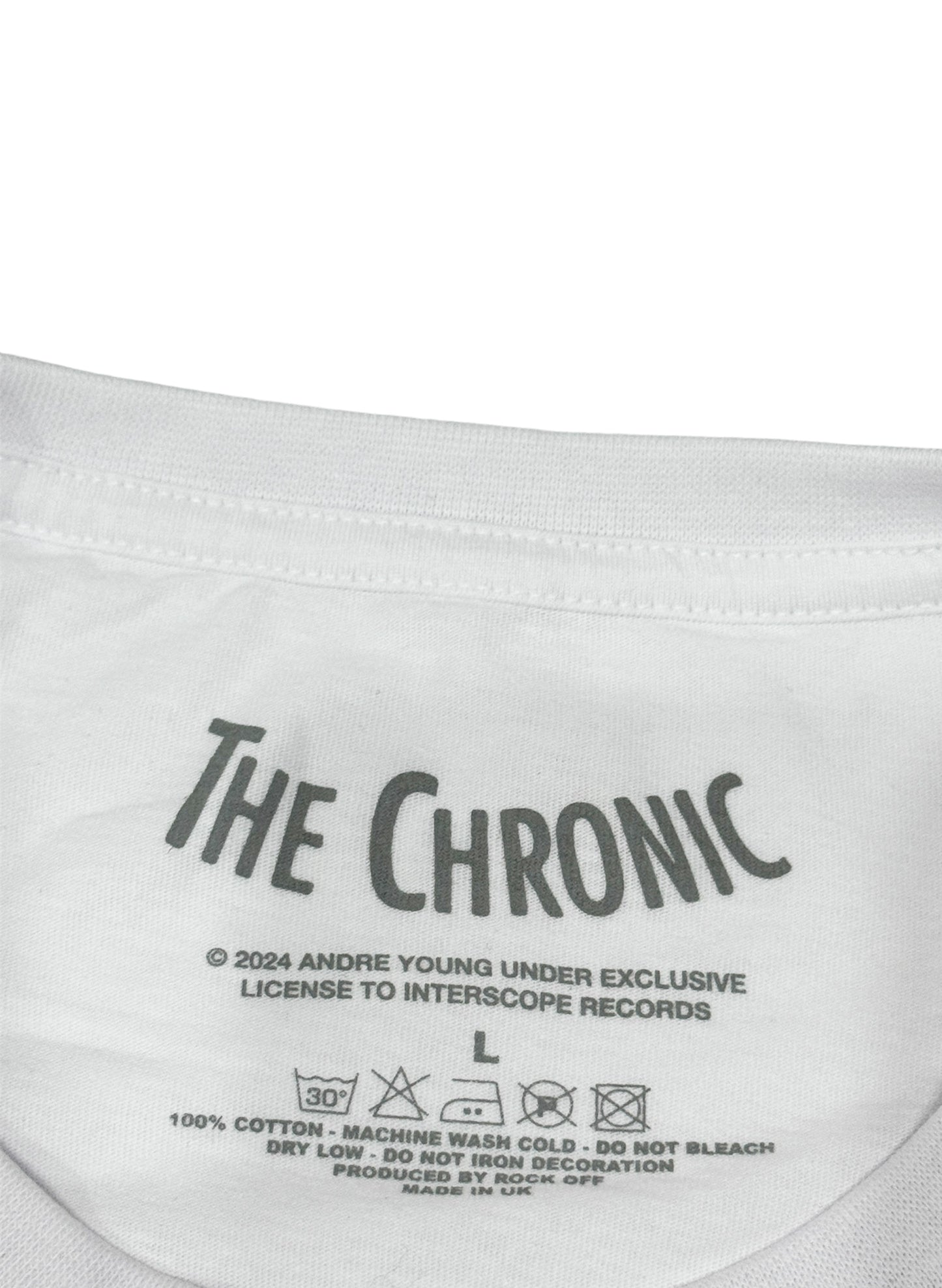 (SUP-166) DR.DRE THE CHRONIC S/S TEE - WHITE