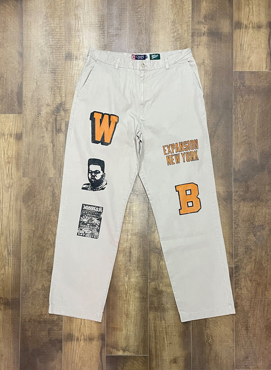 EXPANSION NY x WOODBLOCK CUSTOMIZED VINTAGE CHINO PANTS 18(WB-23AW-EXPC18)