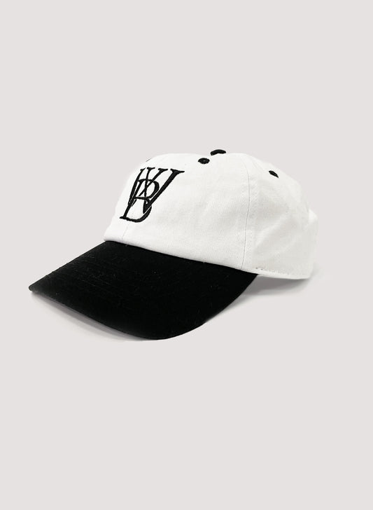 WOODBLOCK WB CLASSIC LOGO 2TONE CAP WHITE/BLACK (WB-25SS-023)