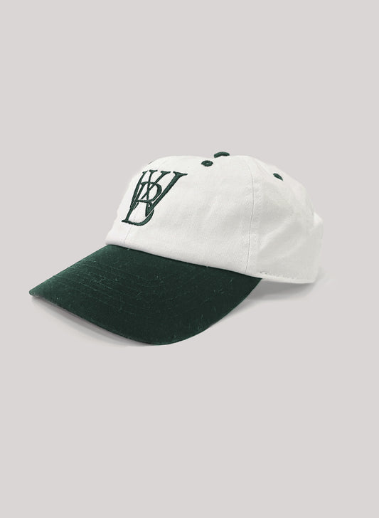 WOODBLOCK WB CLASSIC LOGO 2TONE CAP WHITE/GREEN (WB-25SS-023)