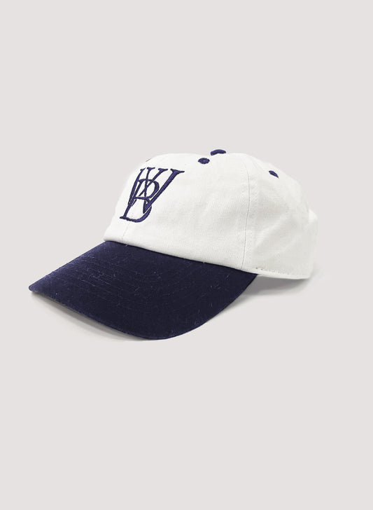 WOODBLOCK WB CLASSIC LOGO 2TONE CAP WHITE/NAVY (WB-25SS-023)