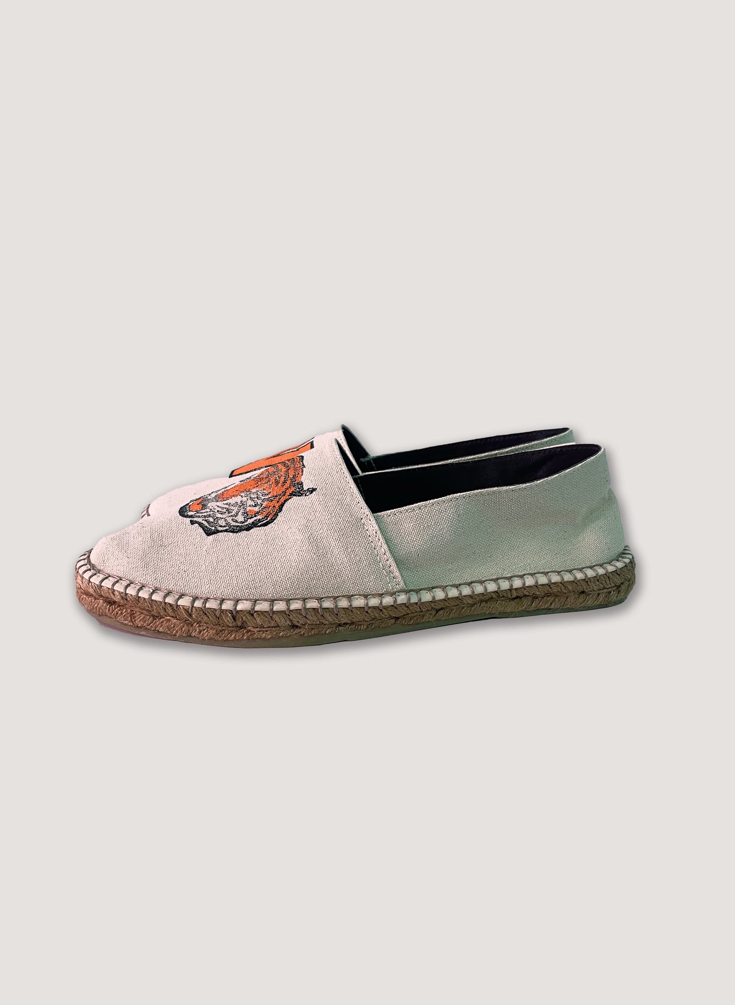 WOODBLOCK CUSTOMIZED SALVI ESPADRILLE(23SS-020-IVO/BLK)