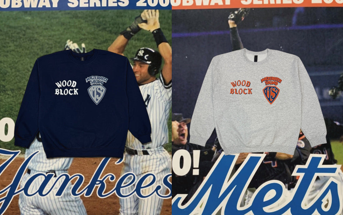 MASTERPIECE SOUND x WOODBLOCK CREW NECK SWEAT