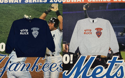 MASTERPIECE SOUND x WOODBLOCK CREW NECK SWEAT