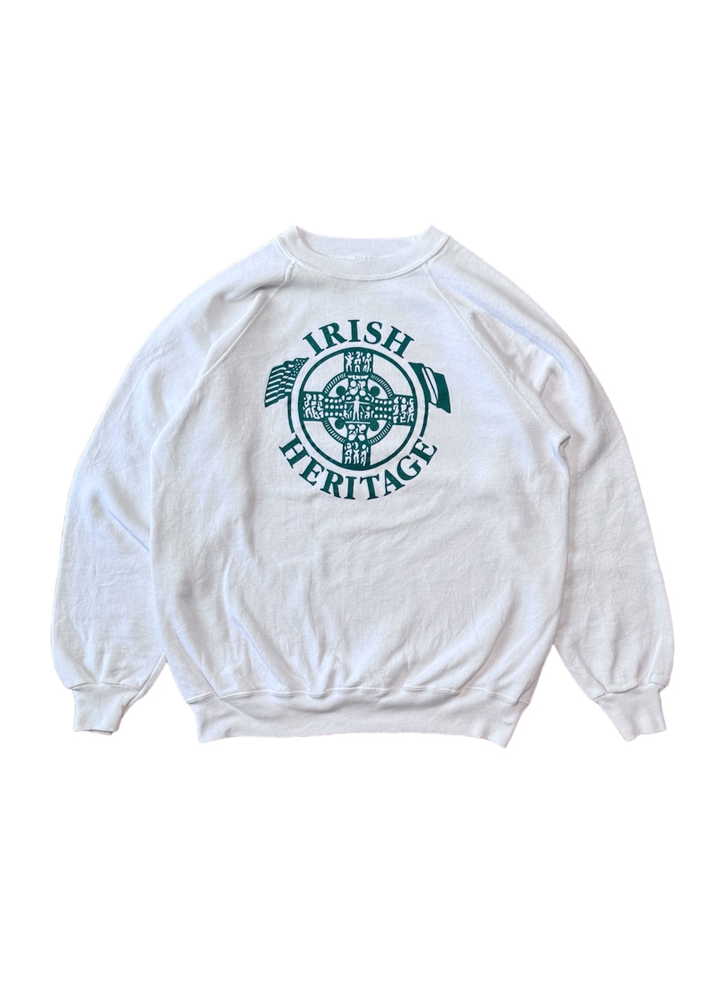 (SUP-011)  IRISH HERITAGE RAGLAN SWEAT  (L)