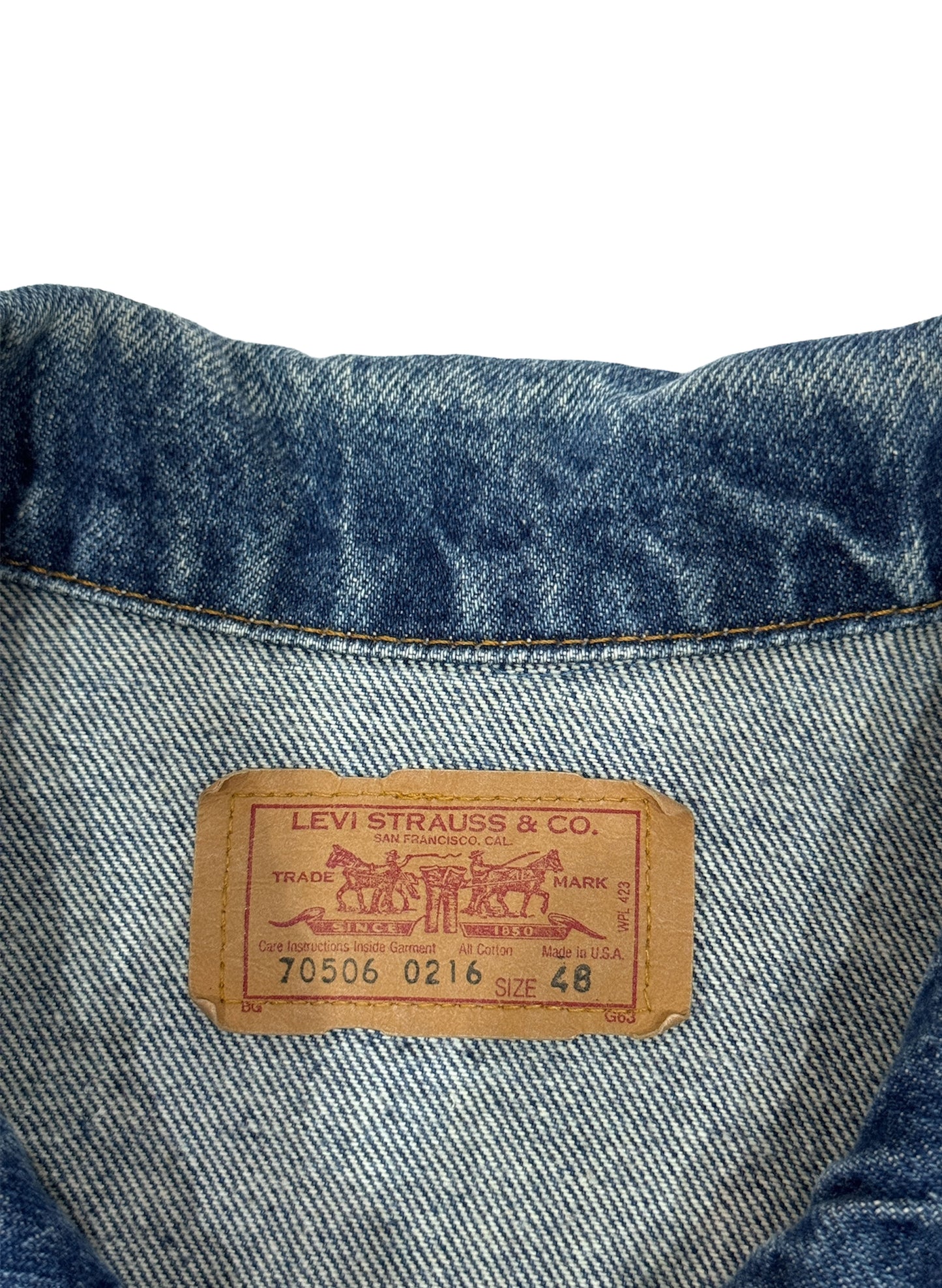 (SUP-014)  LEVI'S 70506 - 0216 - MADE IN U.S.A.  (48・XL相当）