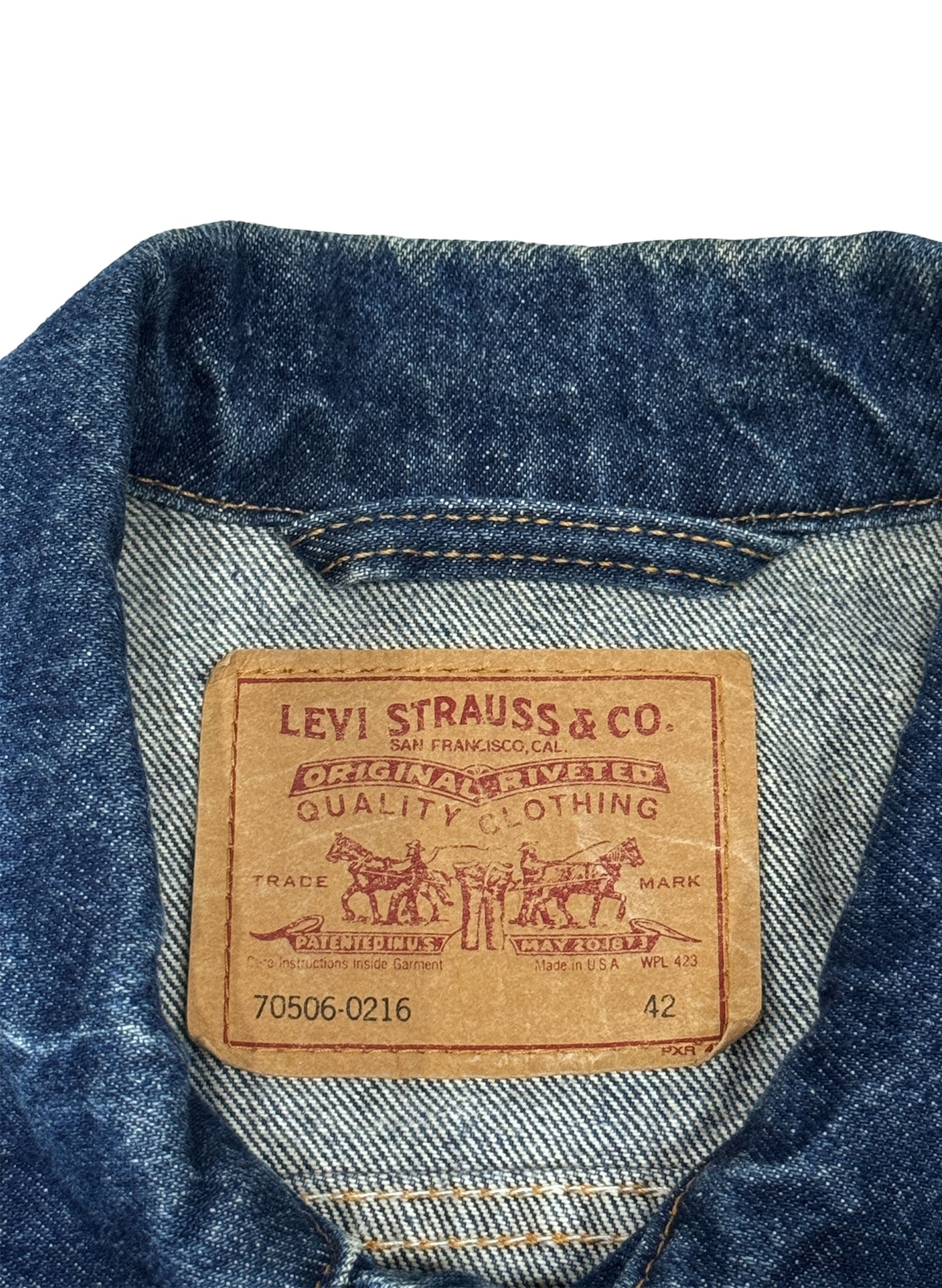 (SUP-015)  LEVI’S 70506 - 0216 - MADE IN U.S.A.  (42・L相当)