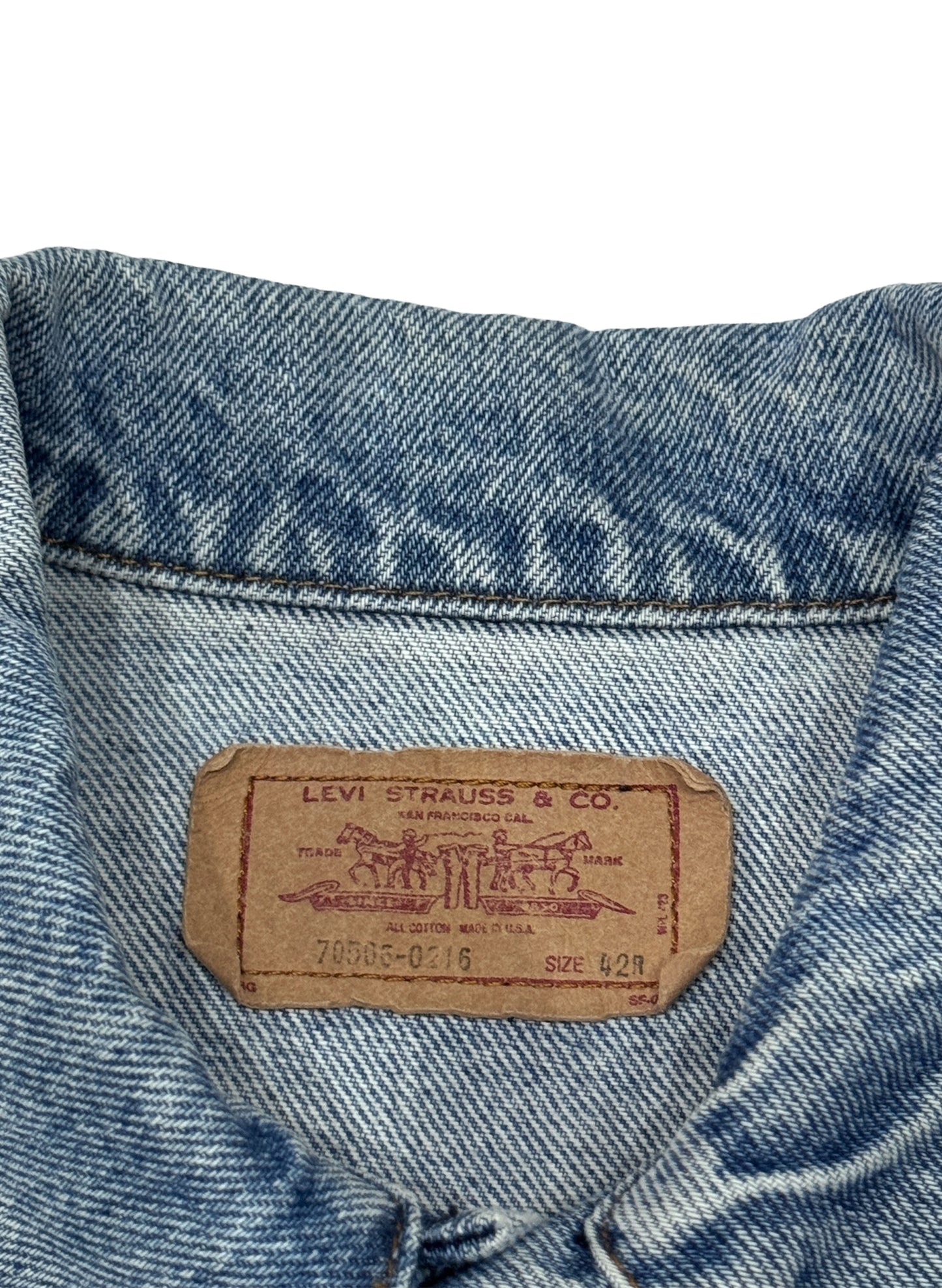 (SUP-017)  LEVI’S 70506 - 0216 - MADE IN U.S.A.  (42R・L相当)