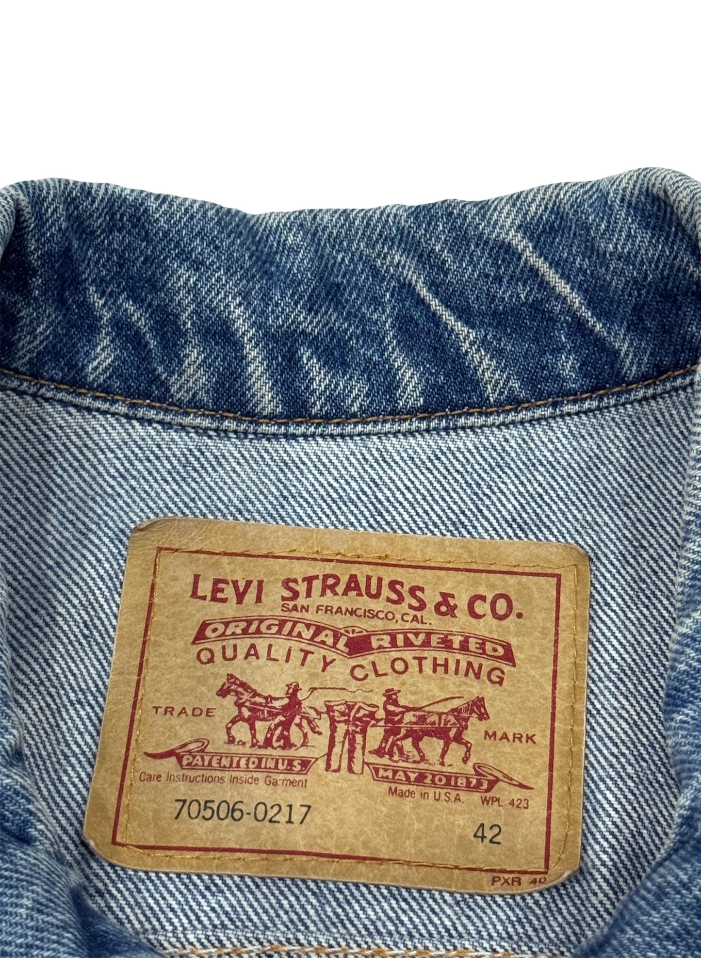 (SUP-021)  LEVI'S 70506 - 0217 - MADE IN U.S.A.  (42・L相当)