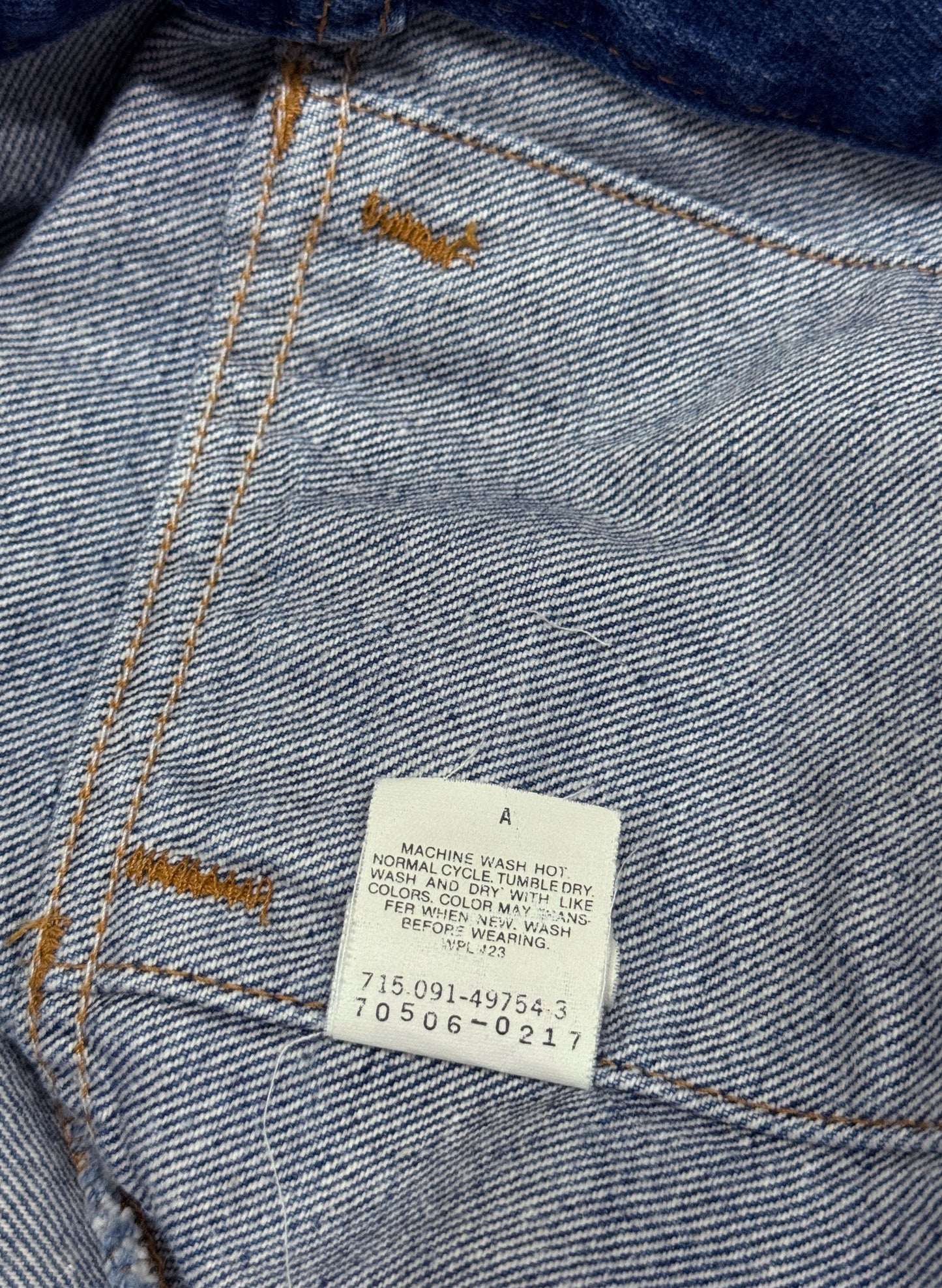 (SUP-021)  LEVI'S 70506 - 0217 - MADE IN U.S.A.  (42・L相当)