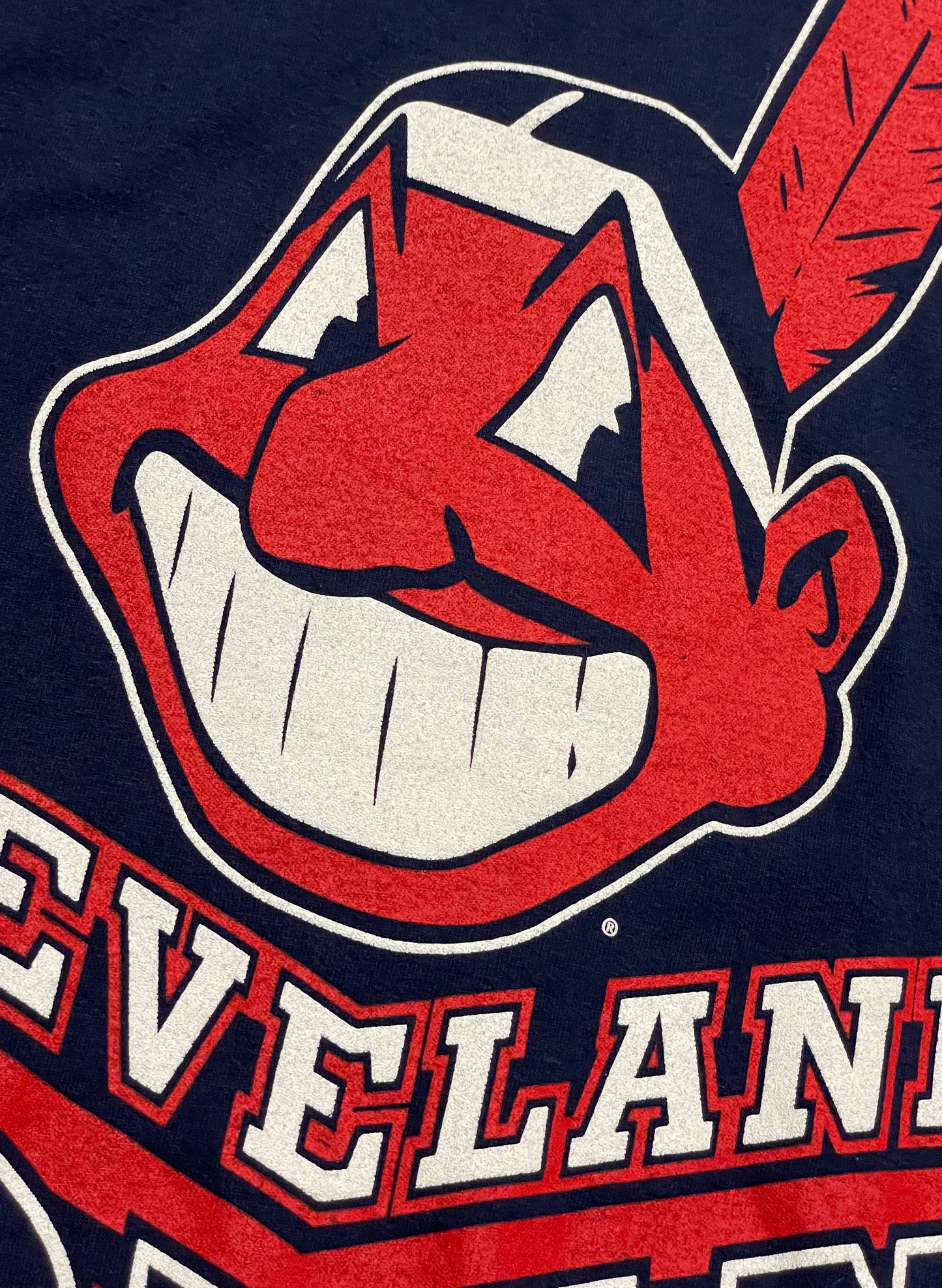 (SUP-025) CLEVELAND INDIANS BIG LOGO TEE