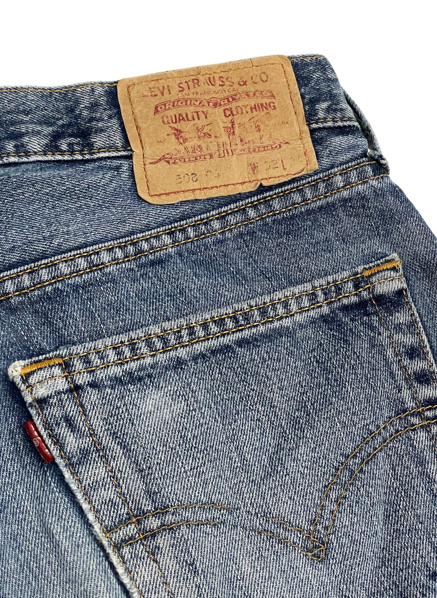 (UD-034) LEVI'S VINTAGE DENIM SHORTS 508 (W32)