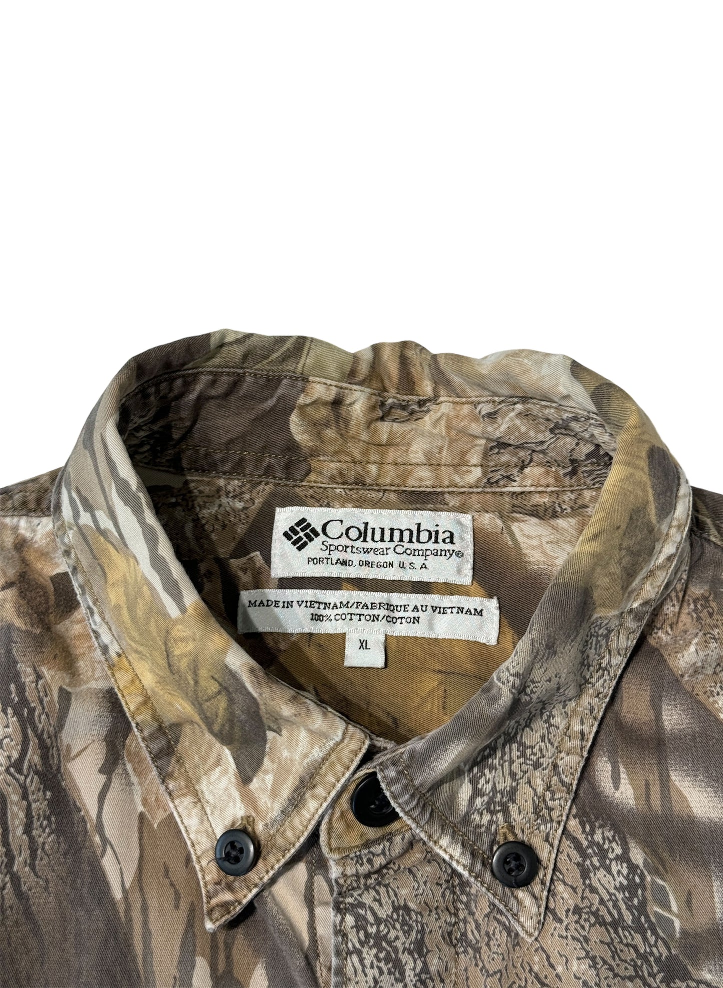 (SUP-036)  Columbia  REAL TREE B.D SHIRT  (XL)