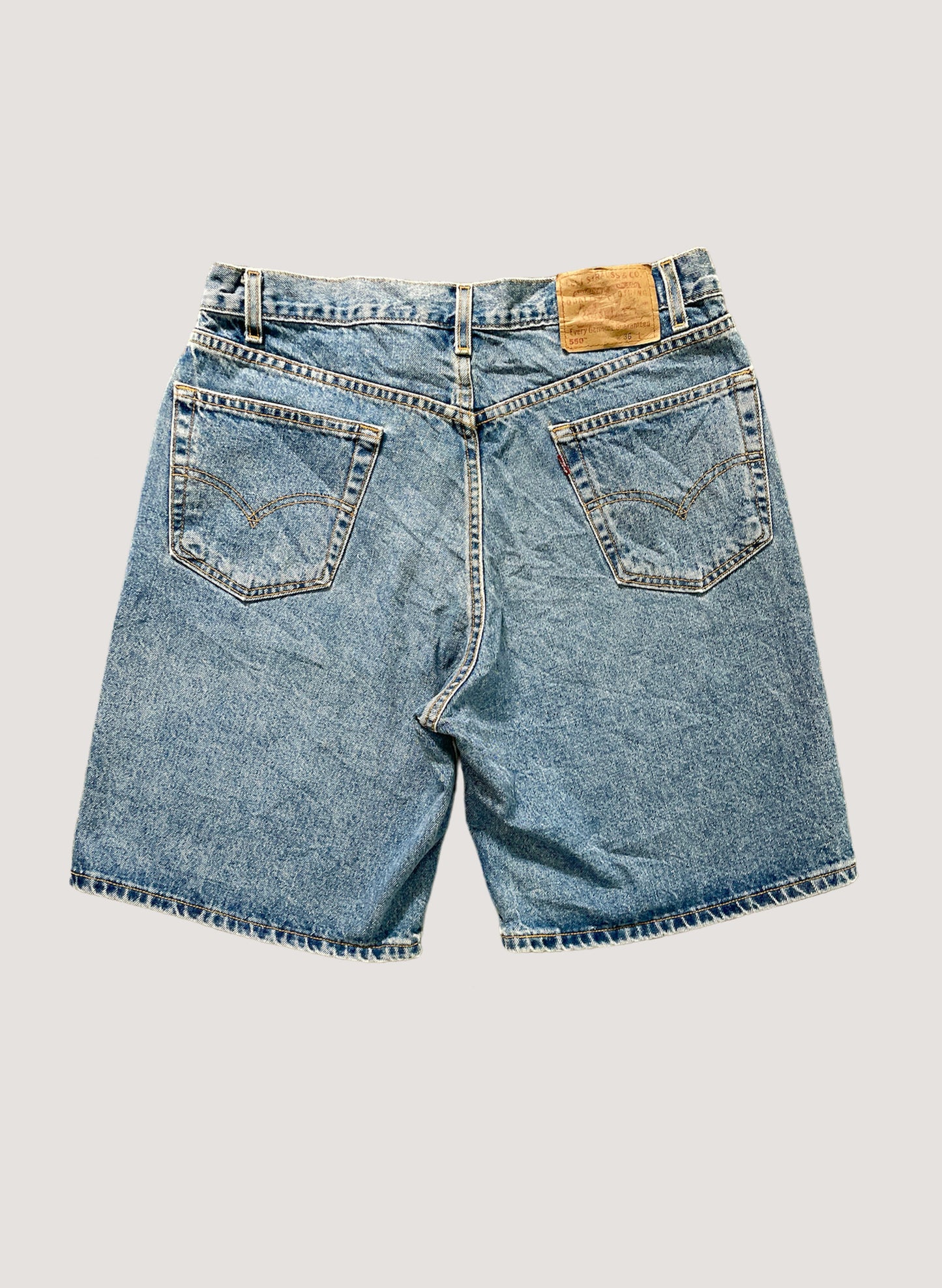 (WB-24SS-051) WOODBLOCK CUSTOMIZED US ARMY PATCHED DENIM SHORTS #D