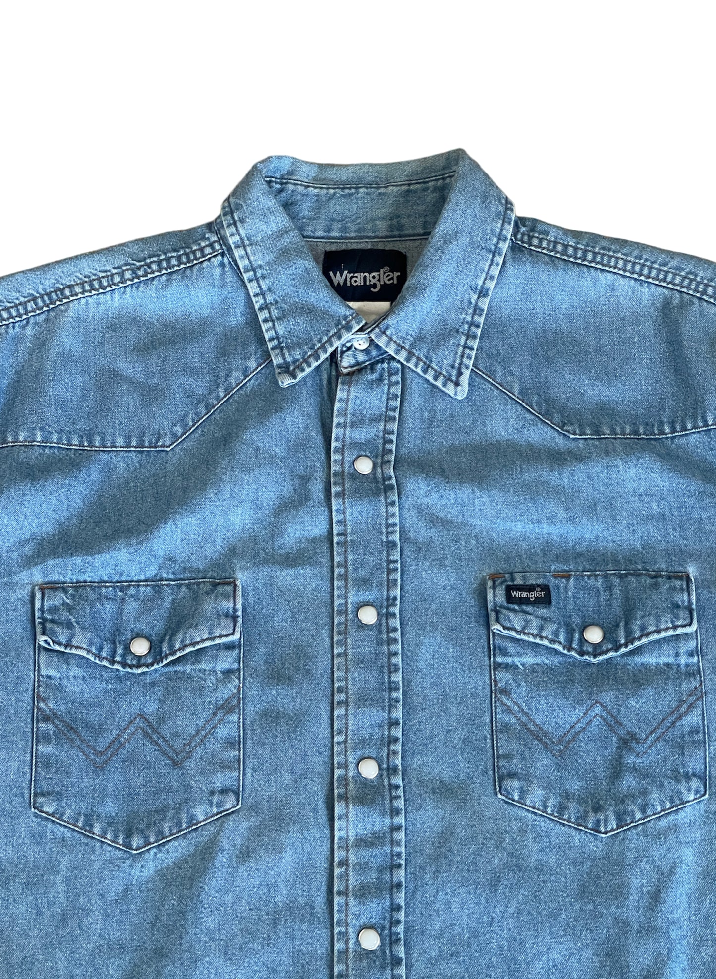 (UD-054) Wrangler WESTERN DENIM SHIRT(MS7127D)