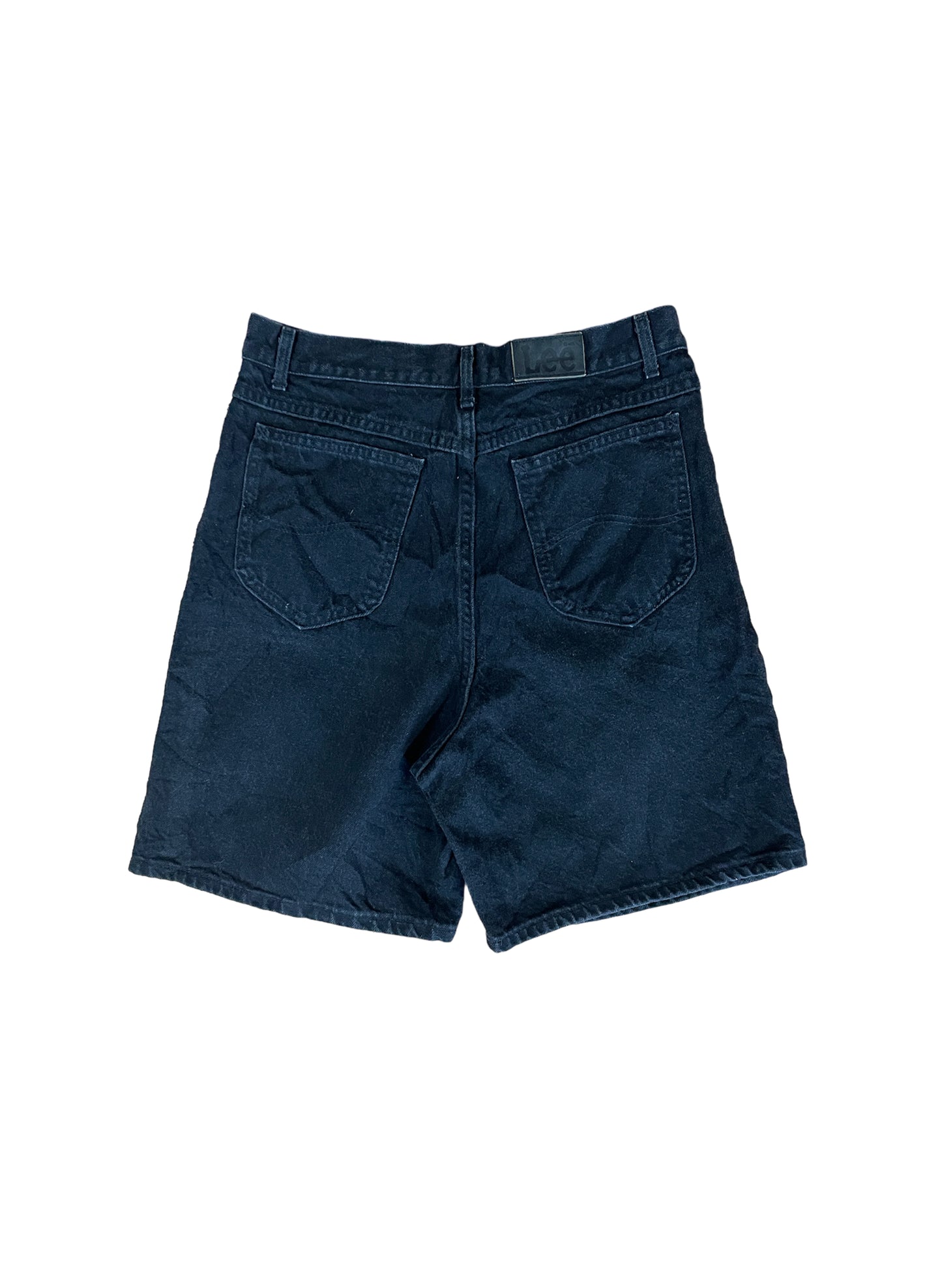 (UD-058) LEE BLACK DENIM SHORTS