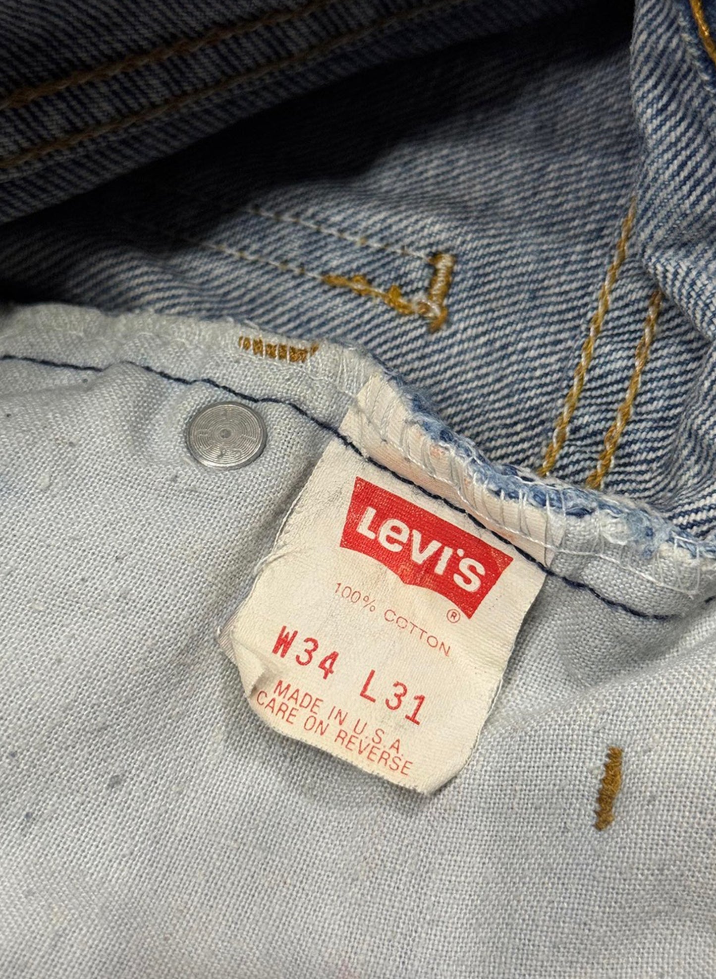 (SUP-071)  LEVI’S  517 "ORANGE TAB" - MADE IN U.S.A（W34）