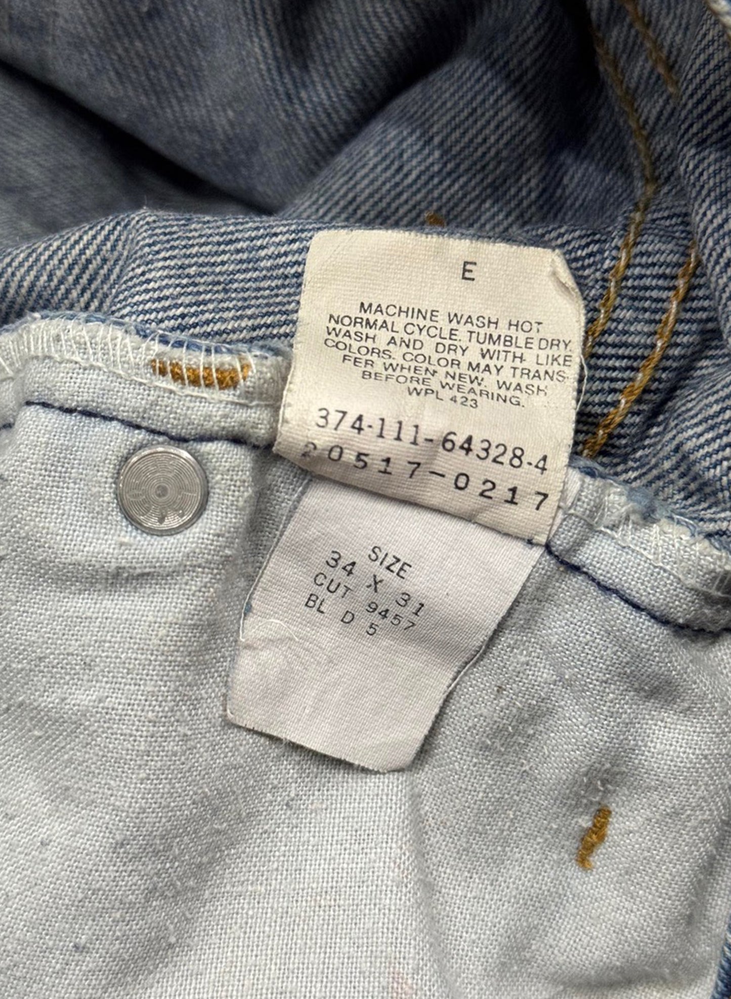 (SUP-071)  LEVI’S  517 "ORANGE TAB" - MADE IN U.S.A（W34）