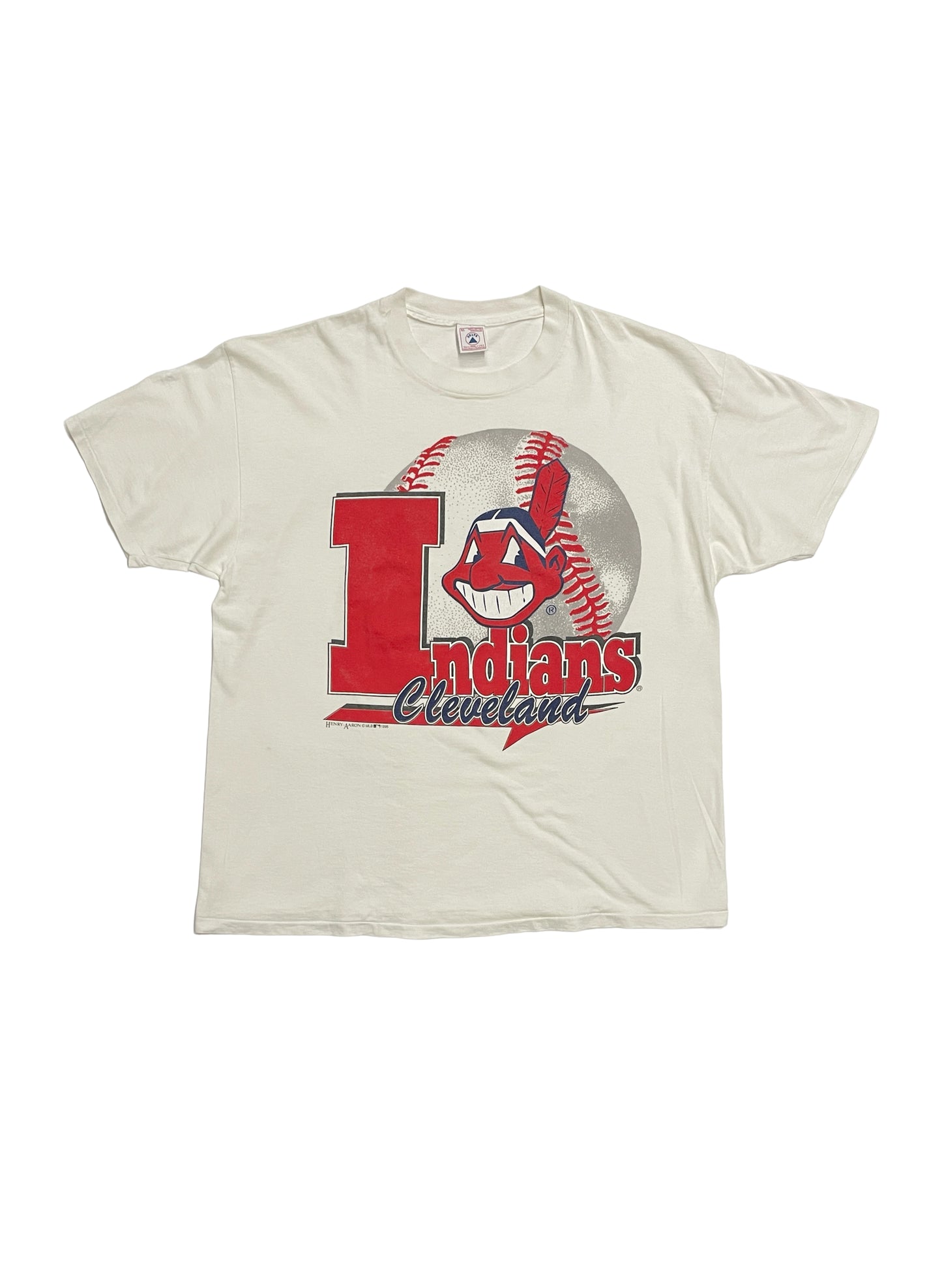 (UD-094) 1995 CLEVELAND INDIANS T-SHIRT