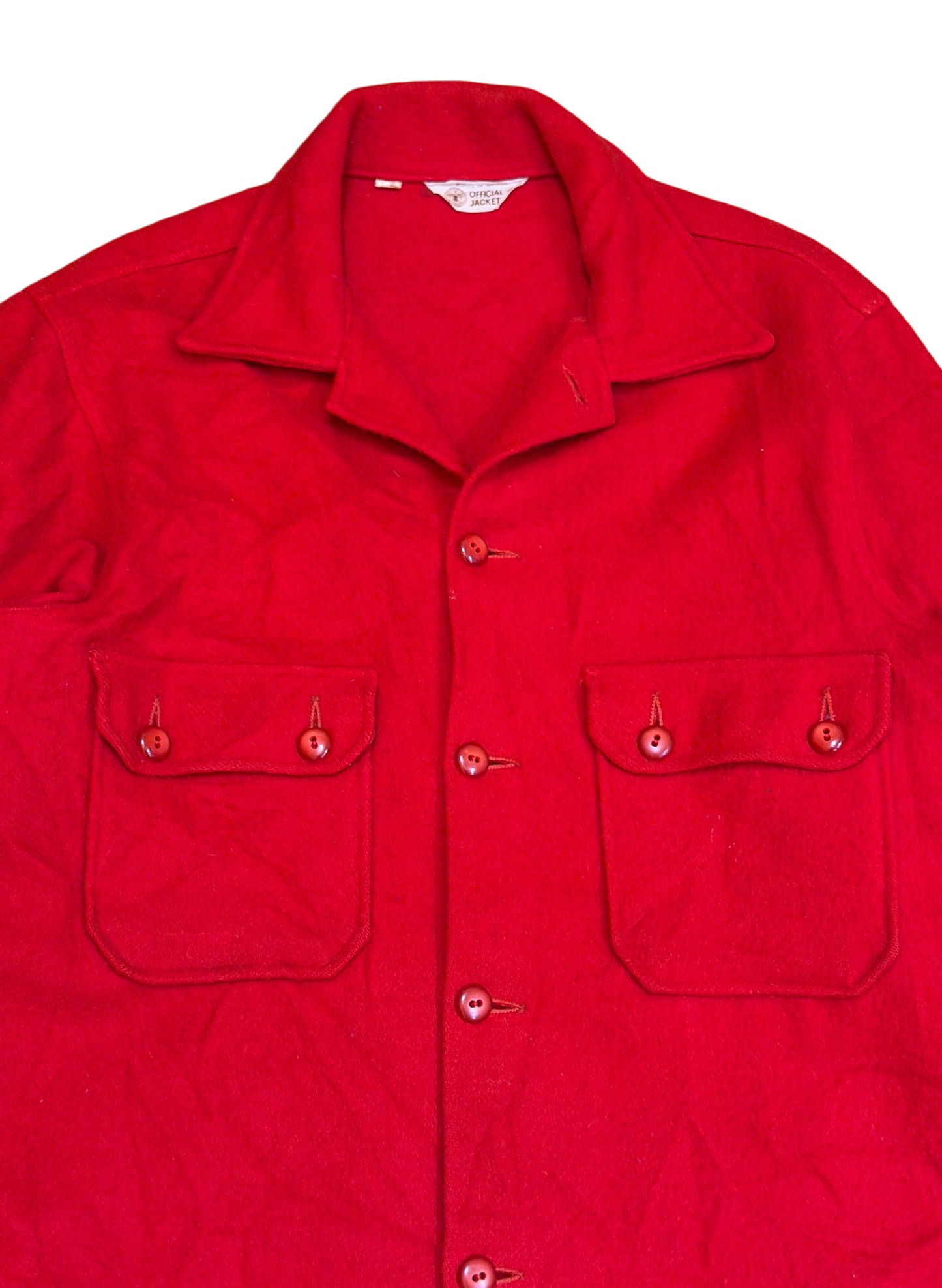 (UD-279) BSA 60's BOYSCOUT WOOL SHIRT JACKET