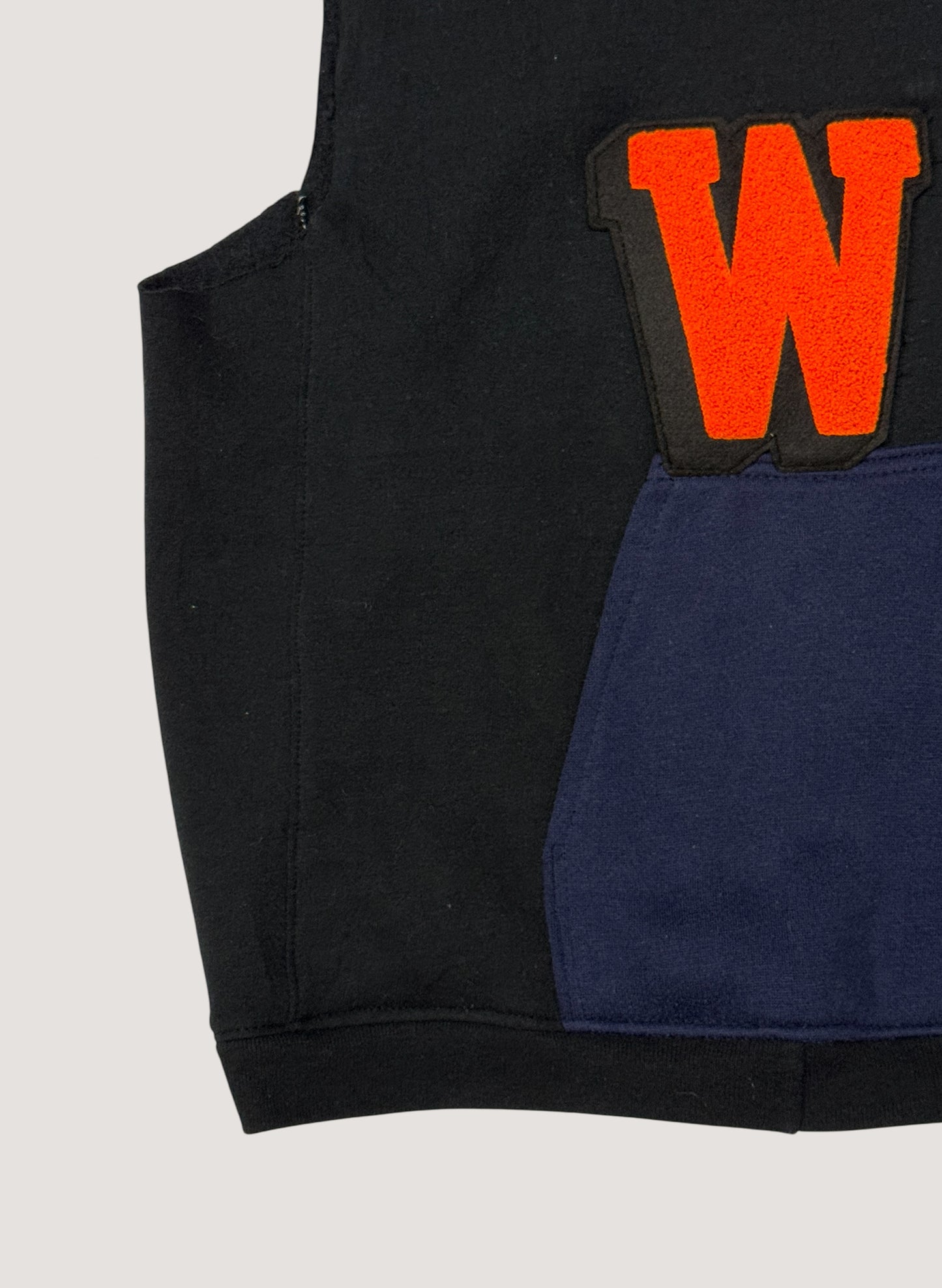 WOODBLOCK x Ichiryu made W PATCHED CUSTOMIZED SWEAT VEST J (WB-25SS-002)