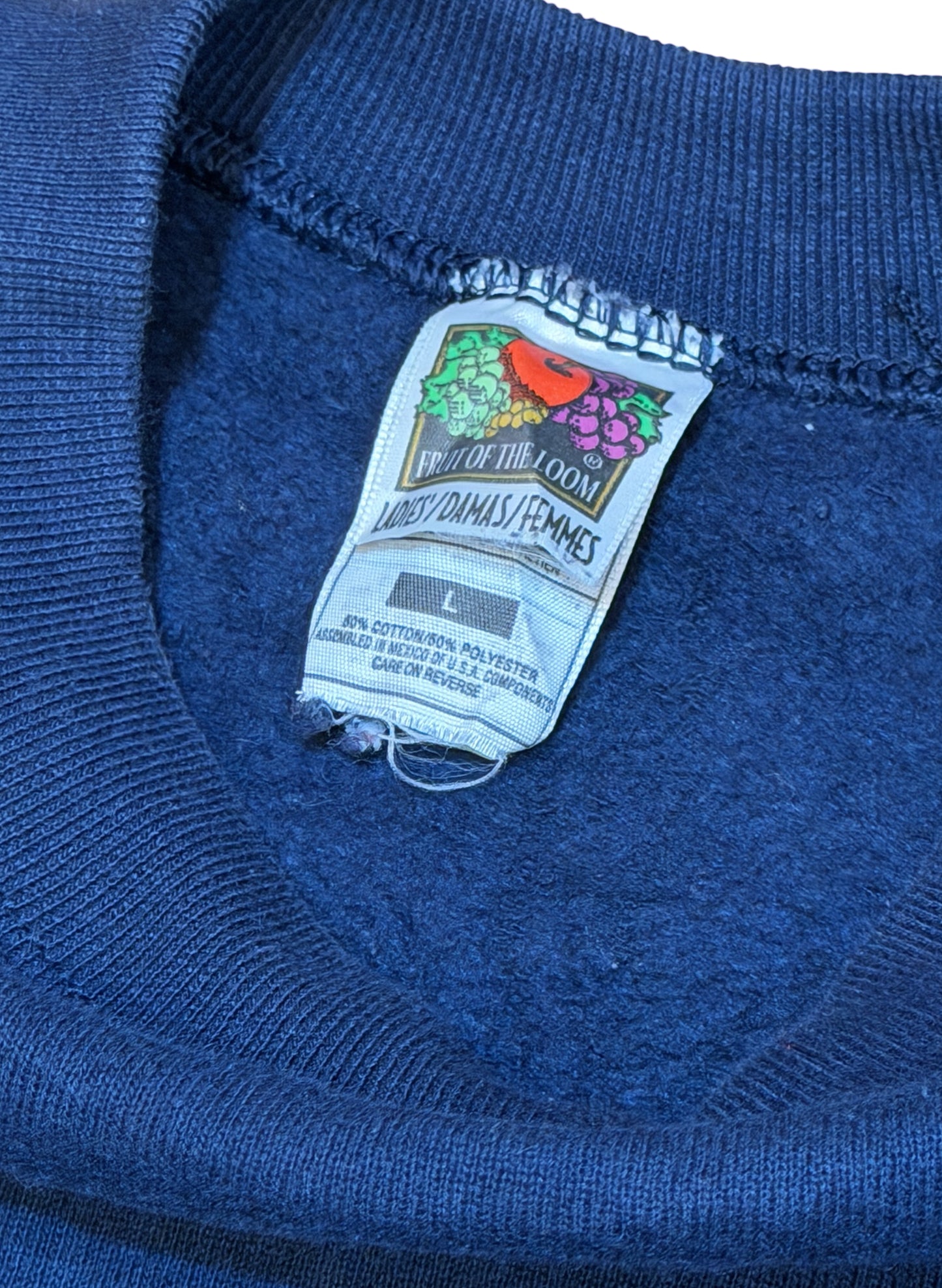 (UD-270) FRUIT OF THE LOOM RAGLAN SLEEVE CREW NECK SWEAT MADE IN USA