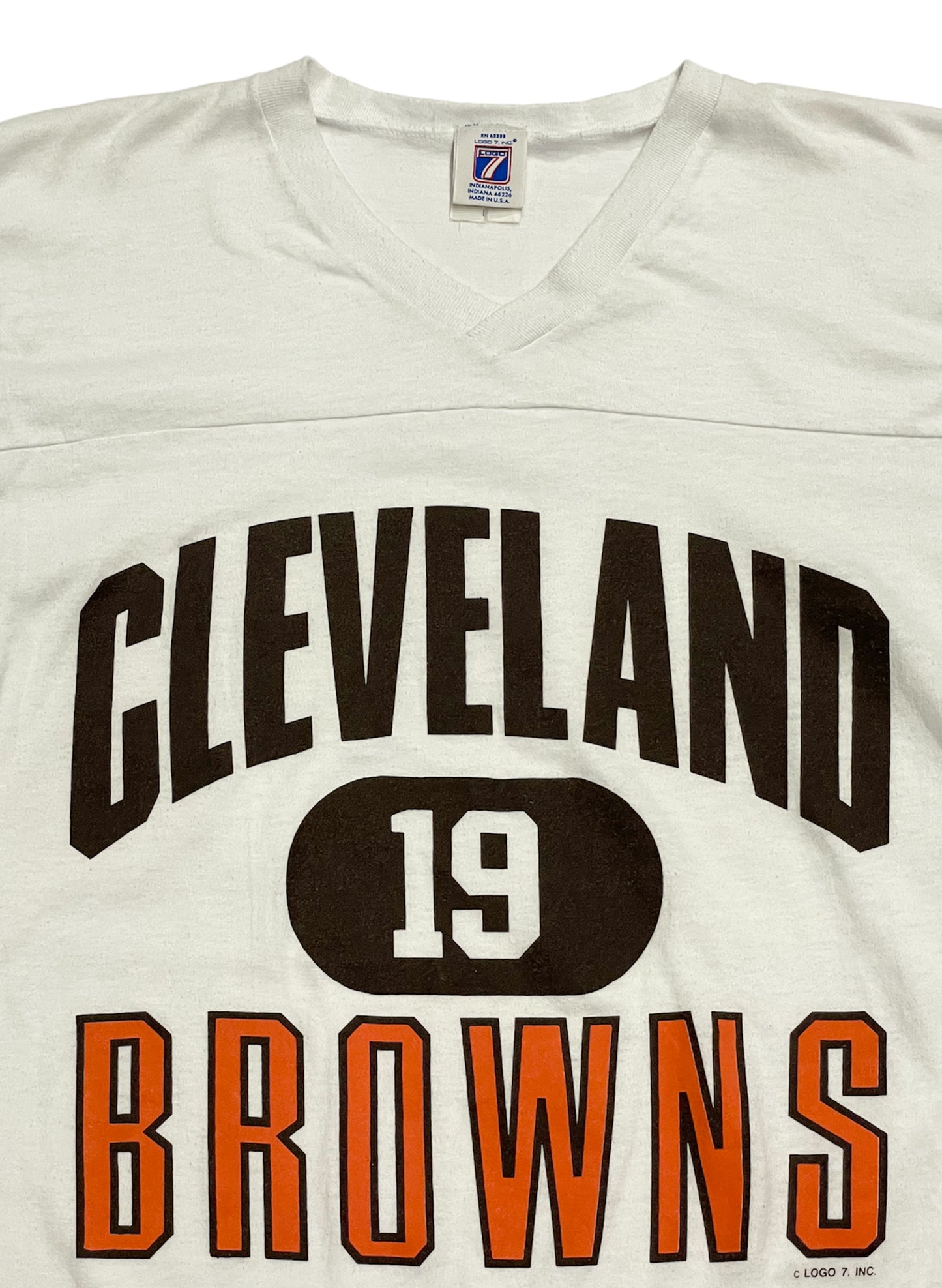 (UD-101) CLEVELAND BROWNS FOOTBALL T-SHIRT