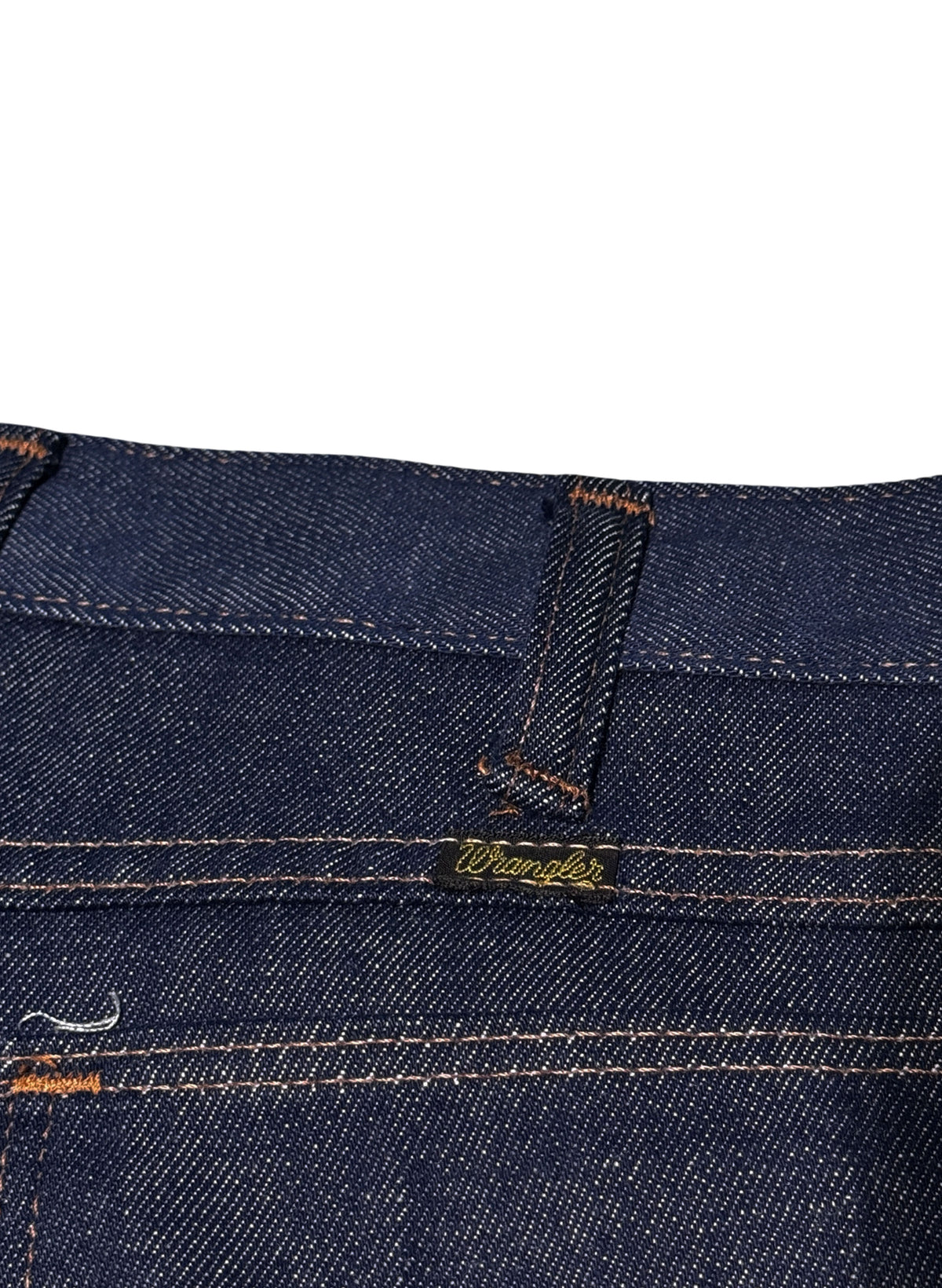 (SUP-828) 70s Wrangler BOOTS CUT RAW DENIM "TALON" ZIP - W32/W34相当