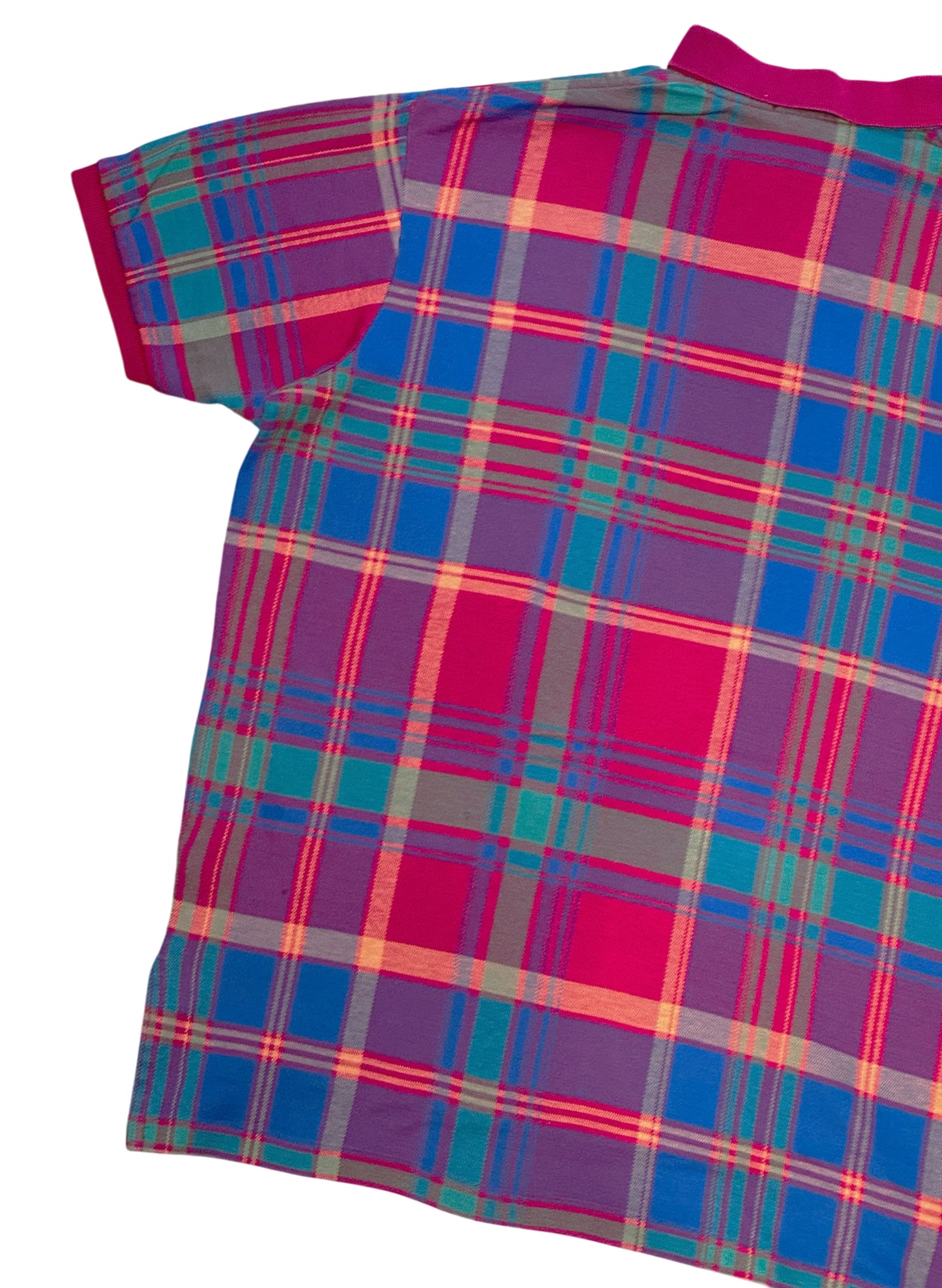 (SUP-675) Polo Ralph Lauren MULTI CHECK POLO SHIRT - MADE IN U.S.A.