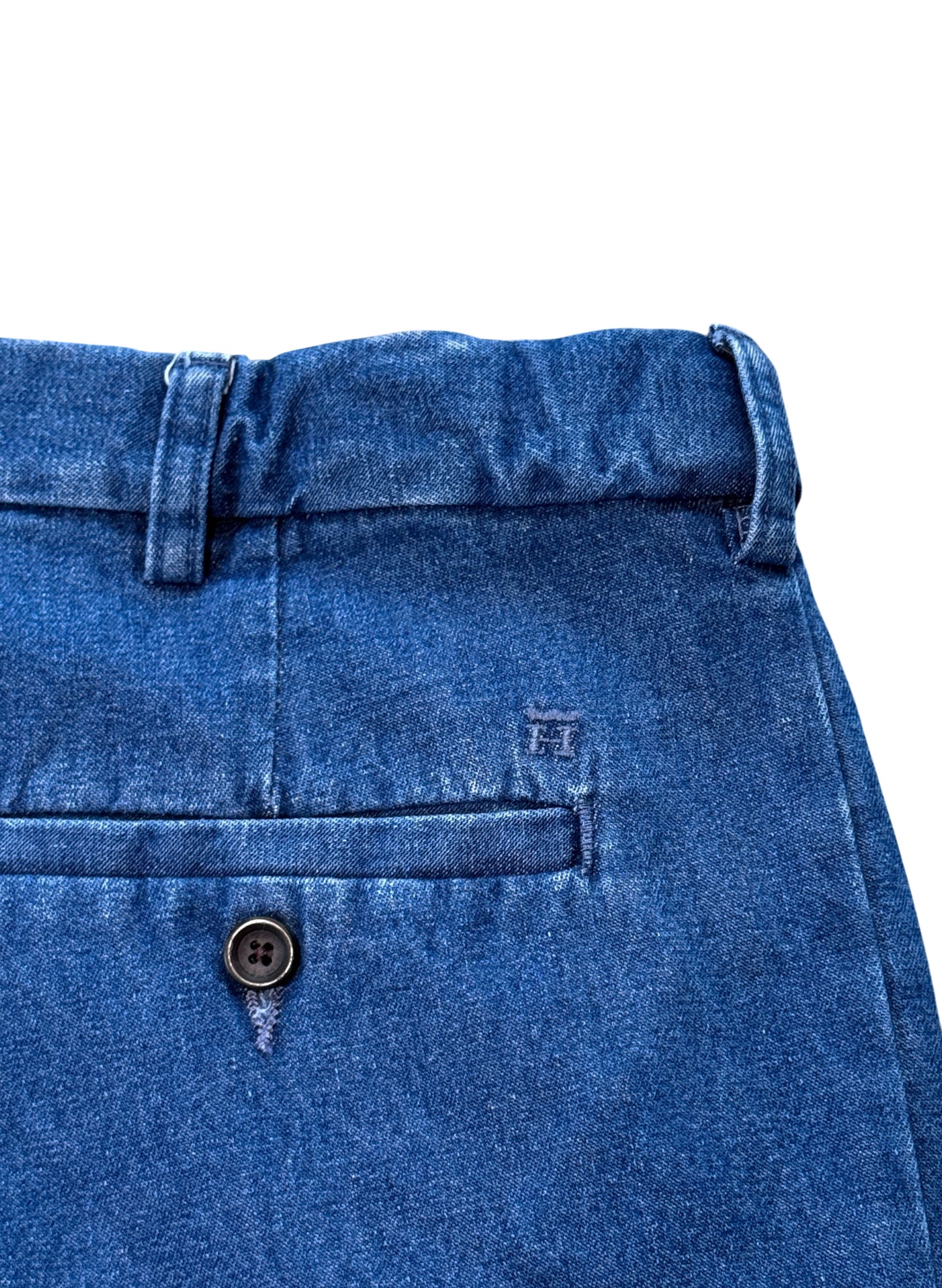 (SUP-738) HAGGAR DENIM SLACKS - W36xL30 - MADE IN MEXICO