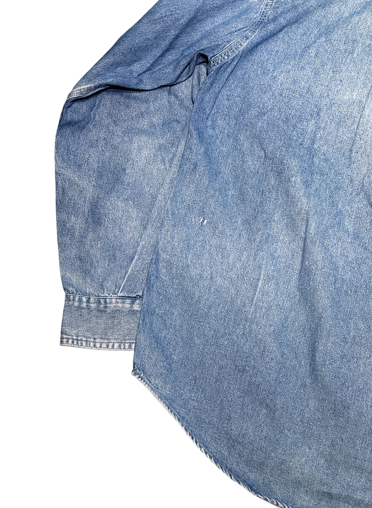 (SUP-863) 90s BANANA REPUBLIC DENIM SHIRT - MADE IN U.S.A.