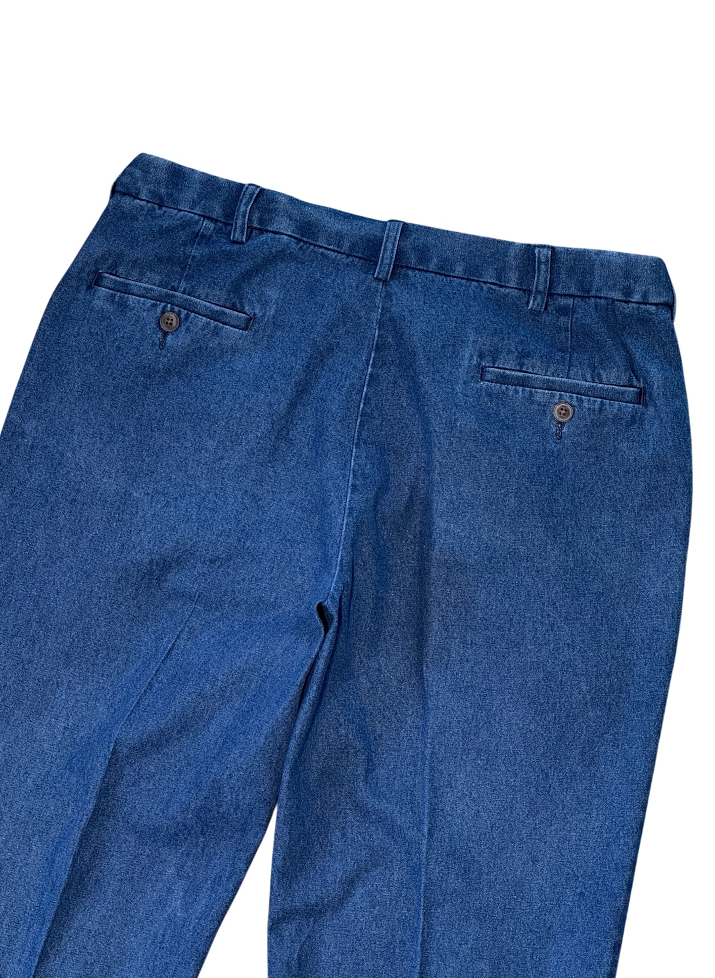(SUP-740) HAGGAR 2TUCK DENIM SLACKS - W36 x L29