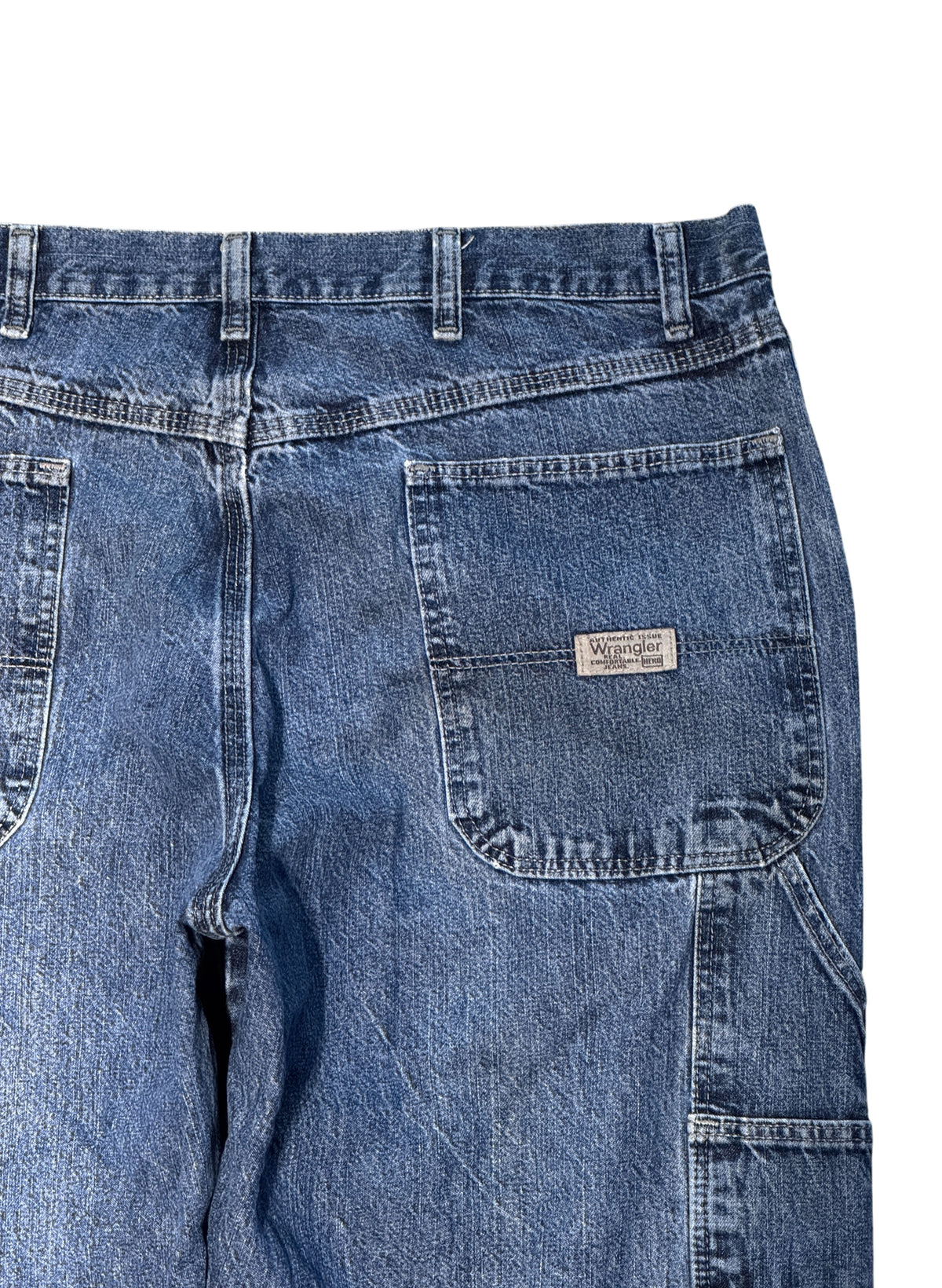 (SUP-867) Wrangler PAINTER DENIM PANTS - W36 - MADE IN MEXICO