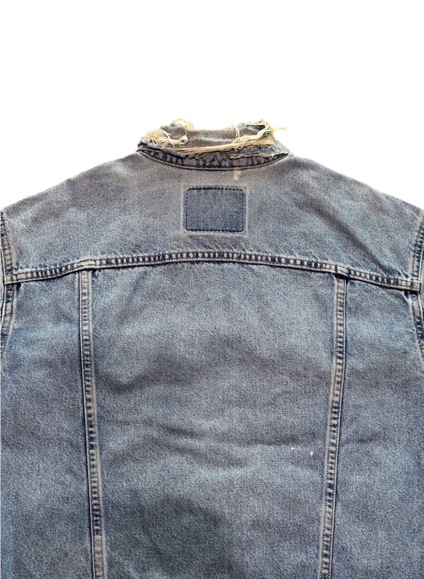 (SUP-468) LEVI'S DENIM JACKET "DAMAGE" - MADE IN MEXICO