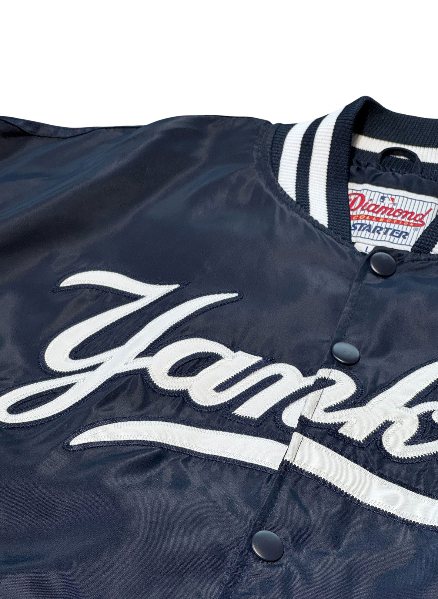 (SUP-804) STARTER NEW YORK YANKEES NYLON STADIUM JACKET - L