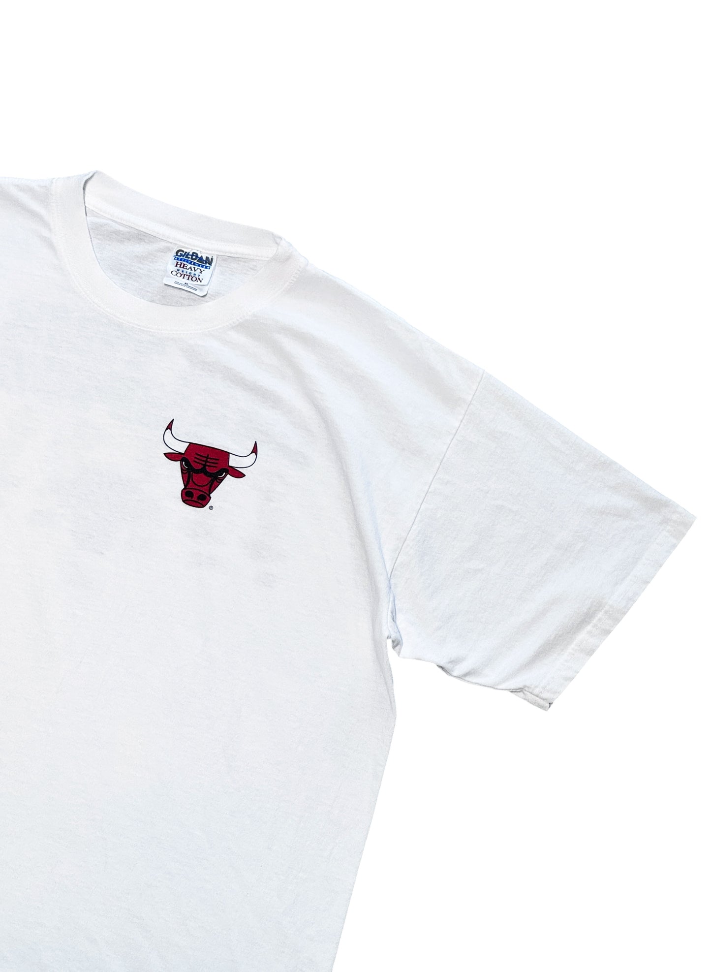 (SUP-776) NBA CHICAGO BULLS 6 TIME CHAMPIONS TEE "MBNA America" - XL