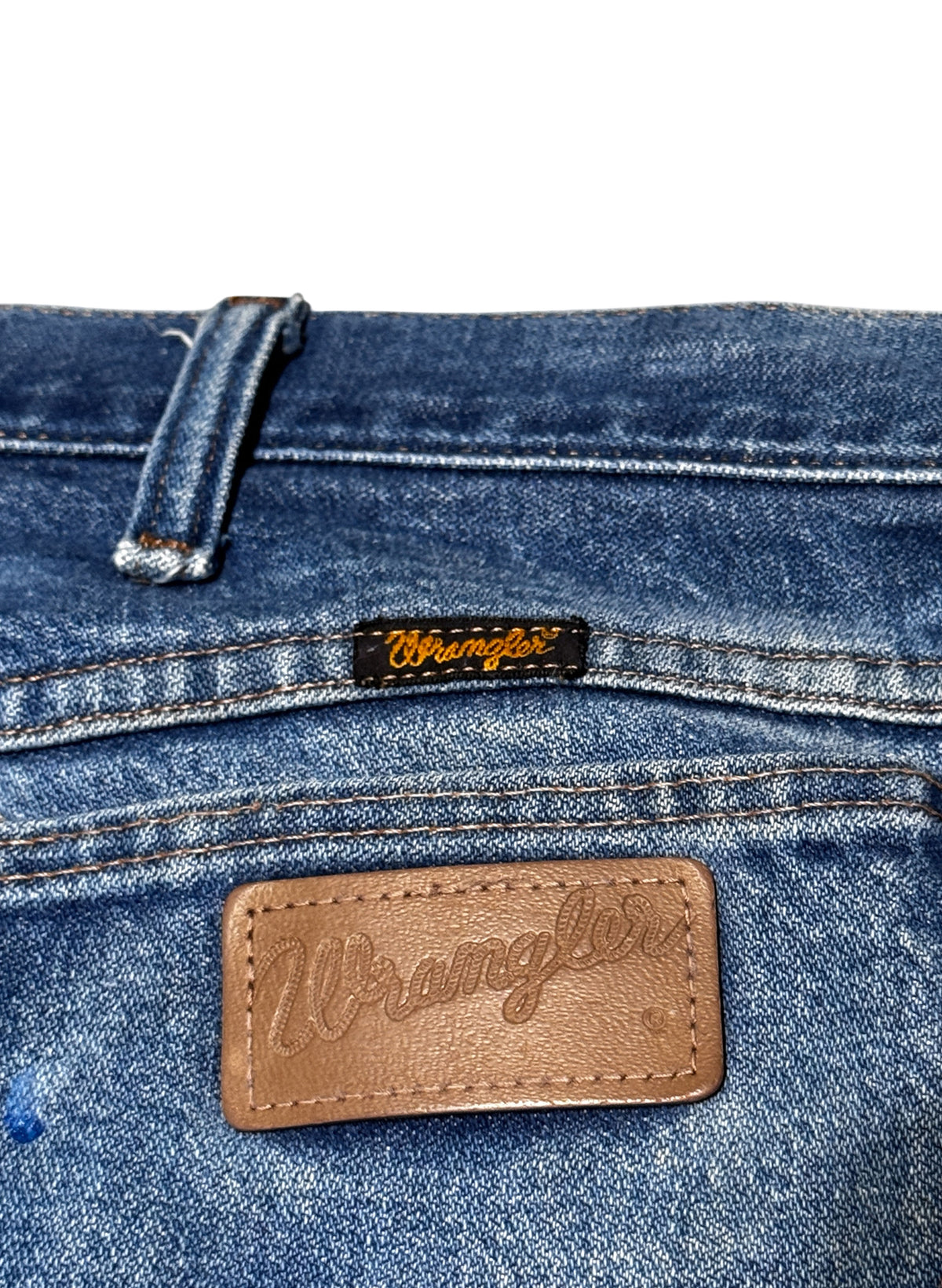 (SUP-826) Wrangler "CUT OFF" DENIM PANTS - MADE IN MEXICO