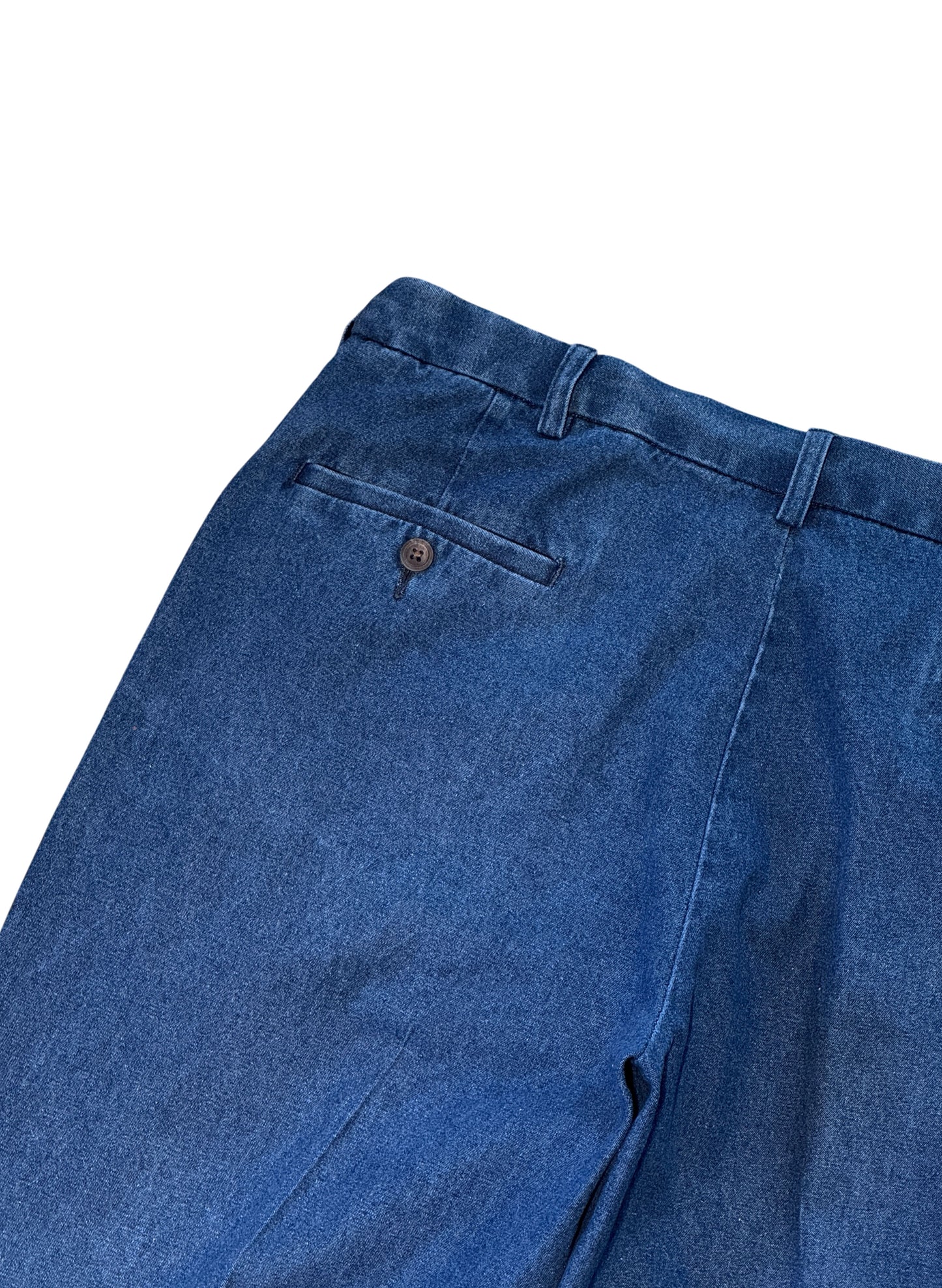 (SUP-740) HAGGAR 2TUCK DENIM SLACKS - W36 x L29