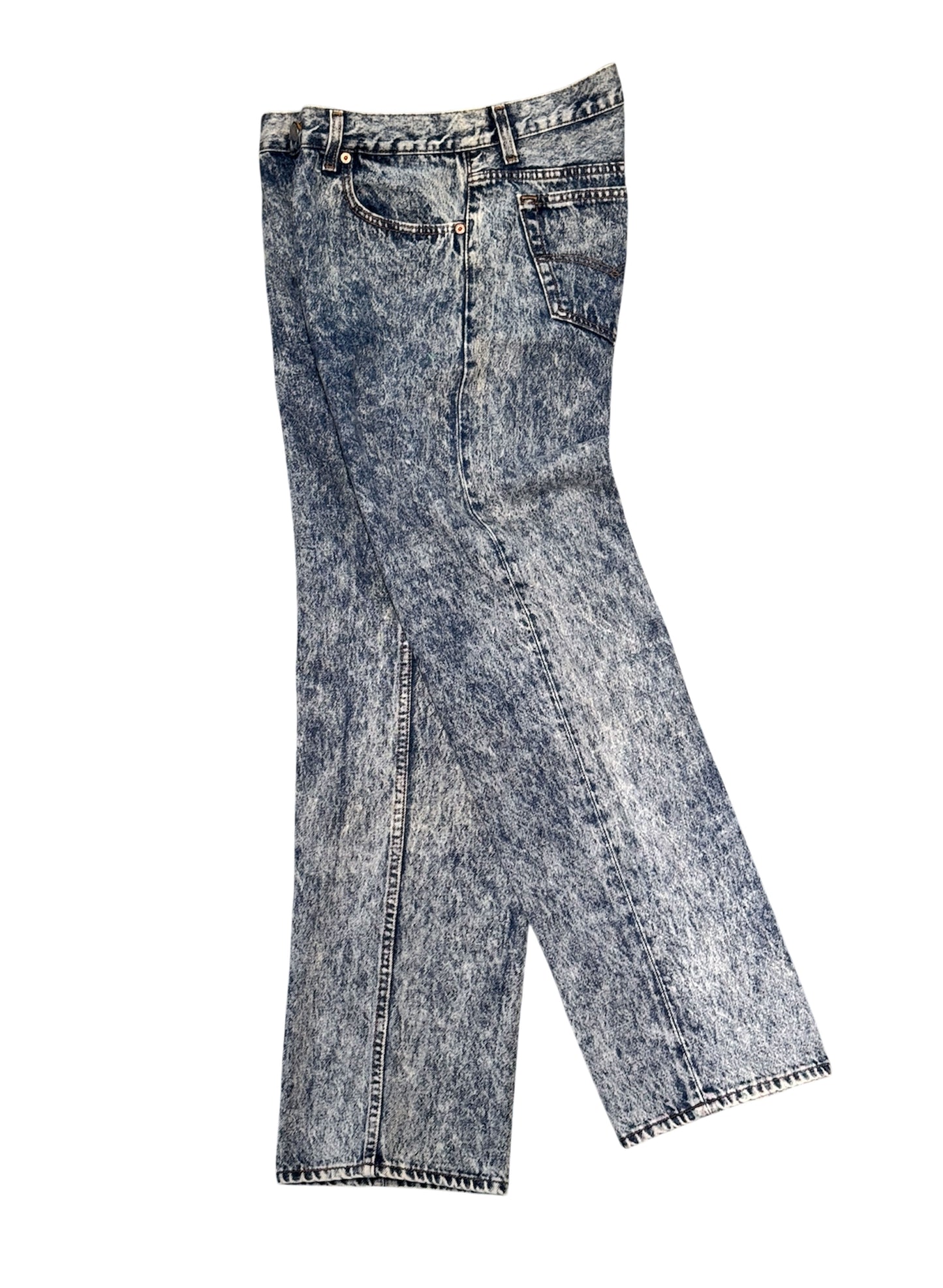 (SUP-446) LEVI'S 80s Chemical wash "501" Jeans - Made in U.S.A.