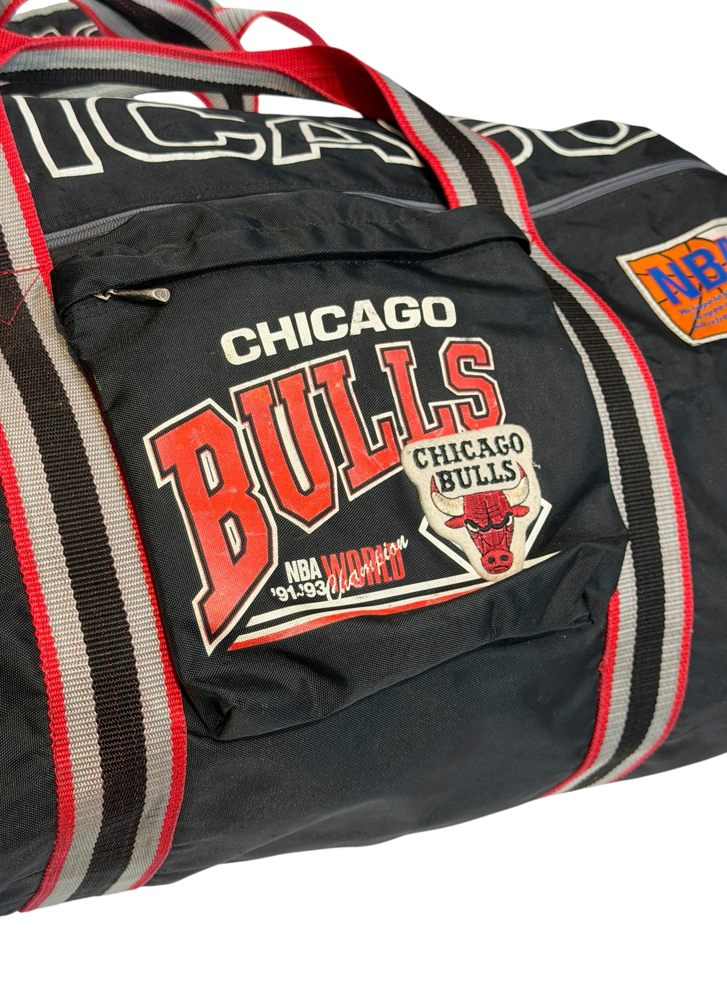 (UD-295) 90's CHICAGO BULLS 91-93 WORLD Champion BOSTON BAG